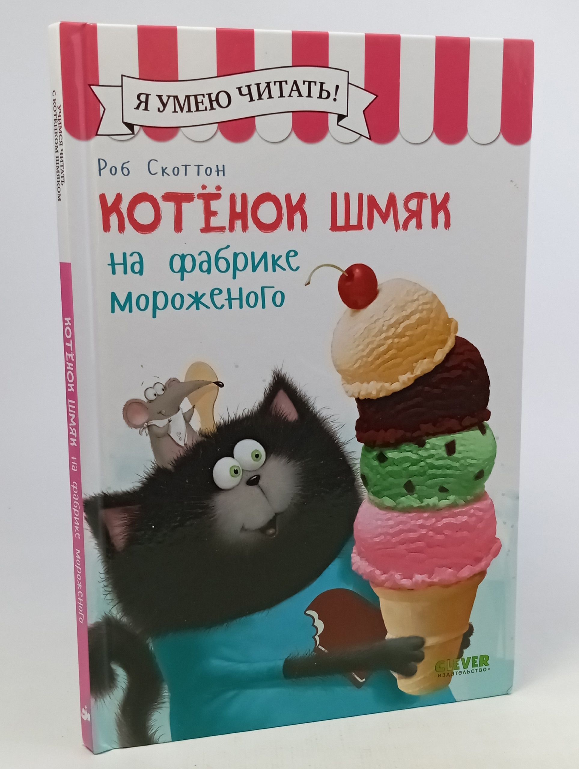 Обложка: Котенок Шмяк на фабрике мороженого