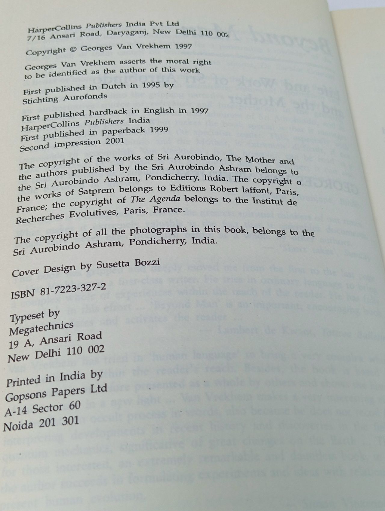 Beyond Man by Georges Van Vrekhem