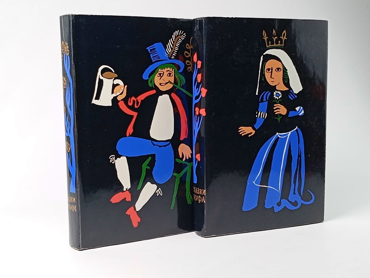 Обложка: Сказки Вильгельма Гауфа. Сказки братьев Гримм (комплект из 2 книг)