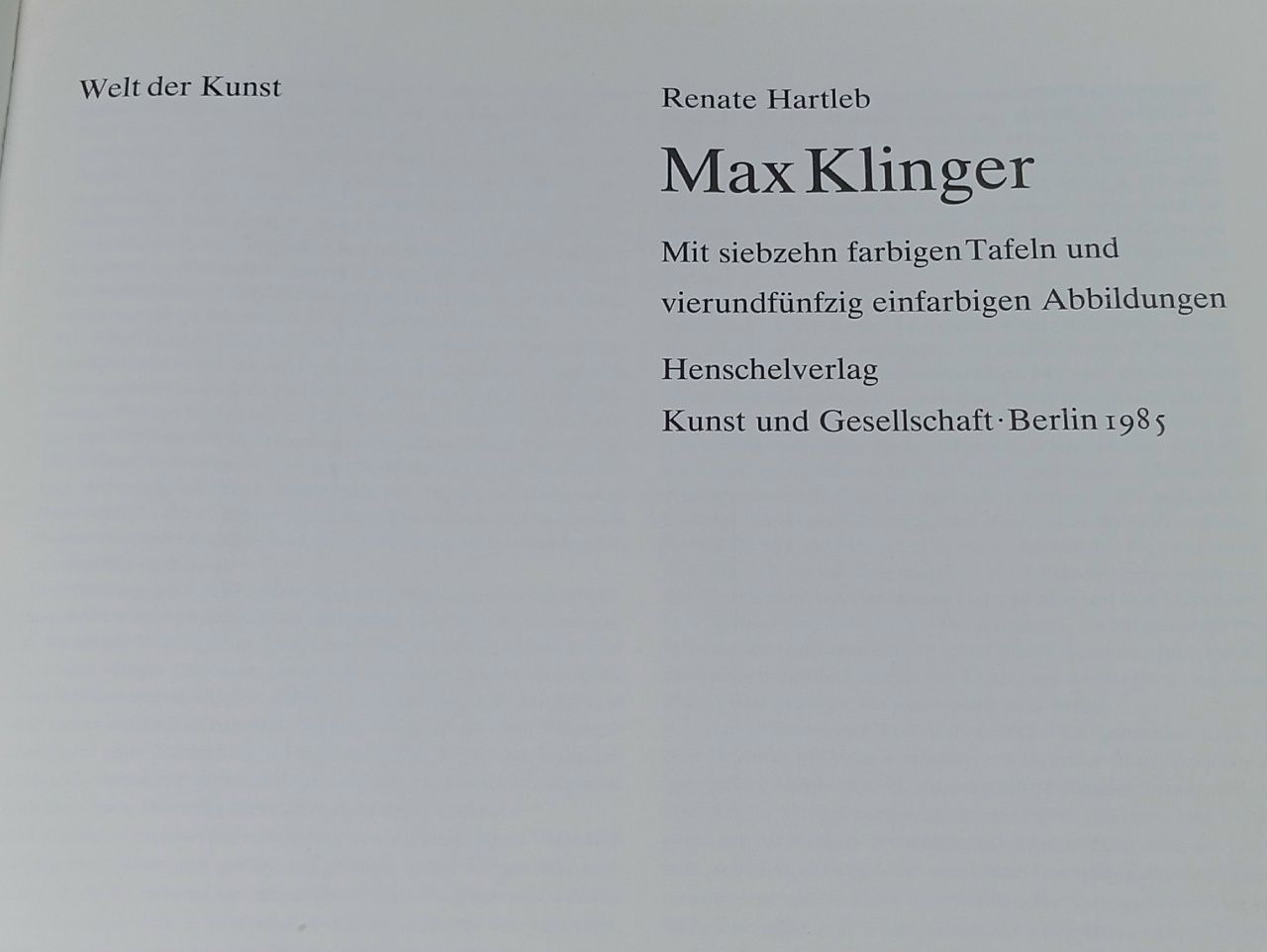 Max Klinger. Альбом Графики