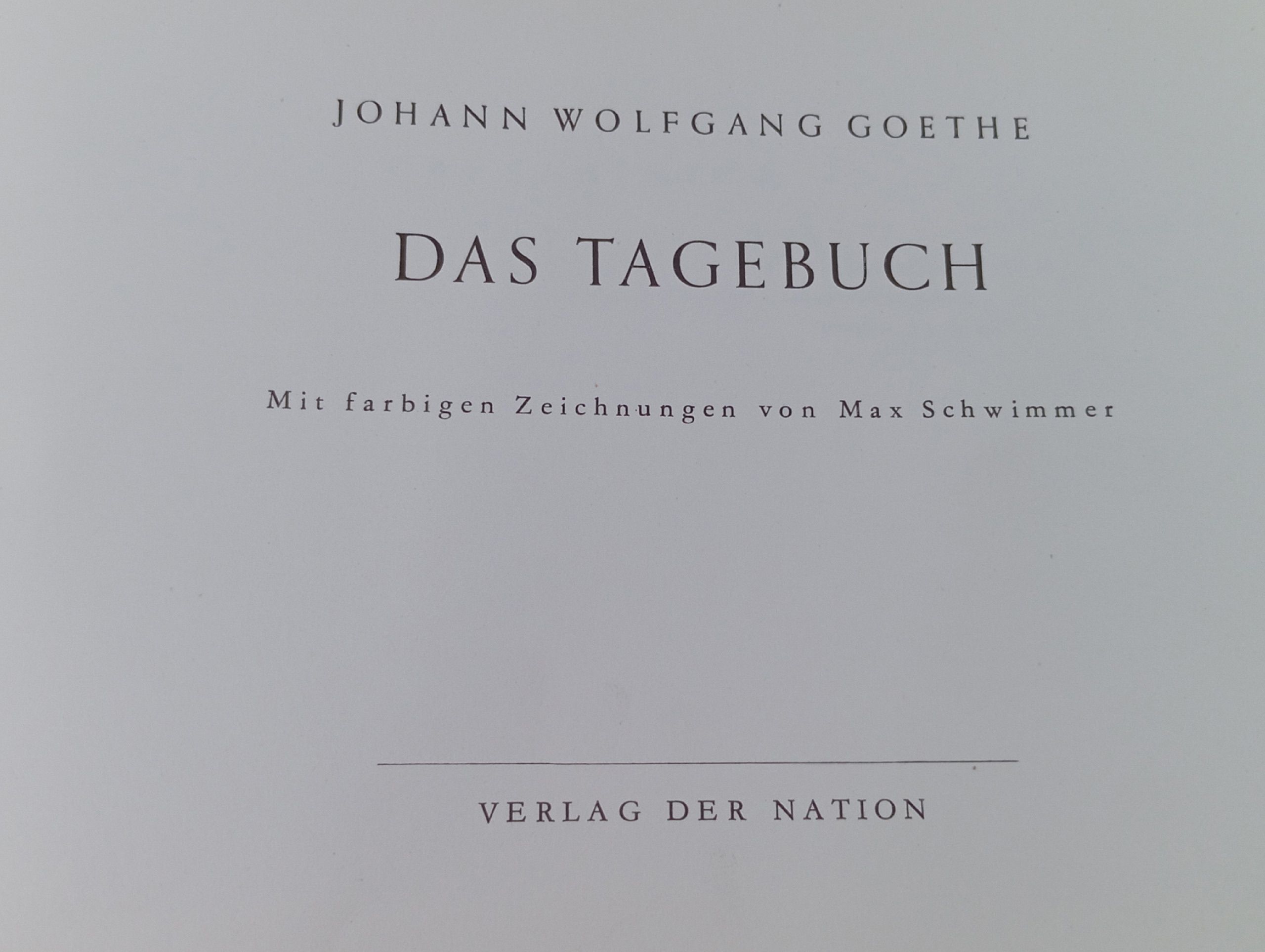Das Tagebuch. Дневник.