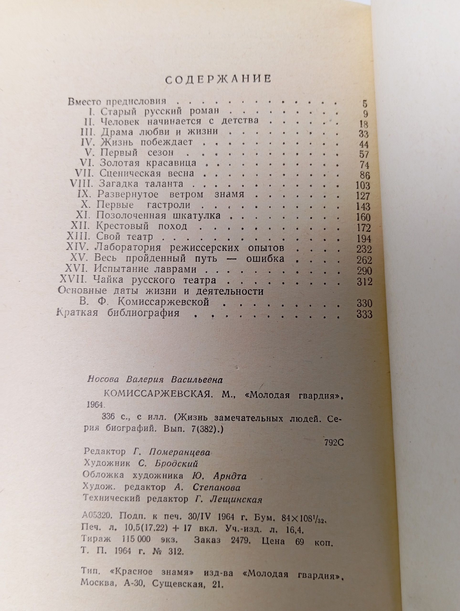 Комиссаржевская. Носова Валерия Васильевна