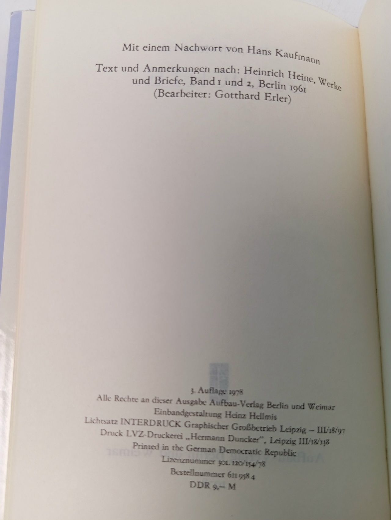 Gedichte. Г. Гейне