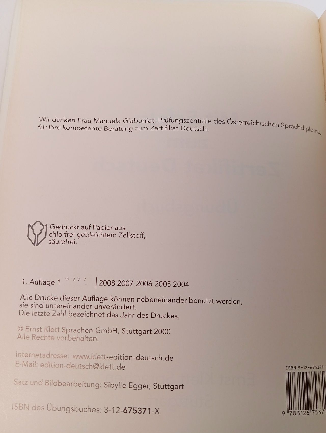 Mit Erfolg zum Zertifikat Deutsch