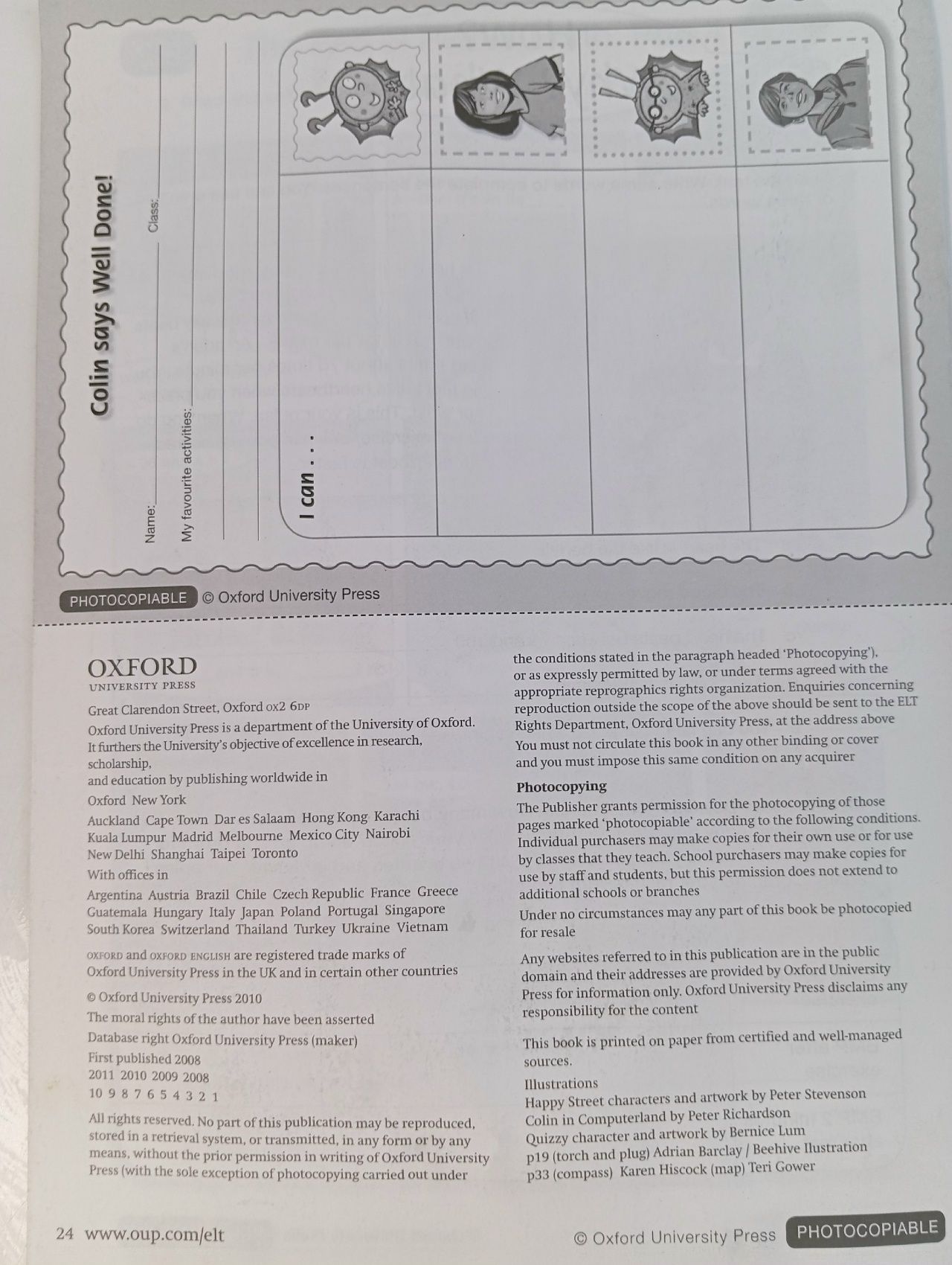 Happy Street New Edition: Colin's Reading and Writing Pack