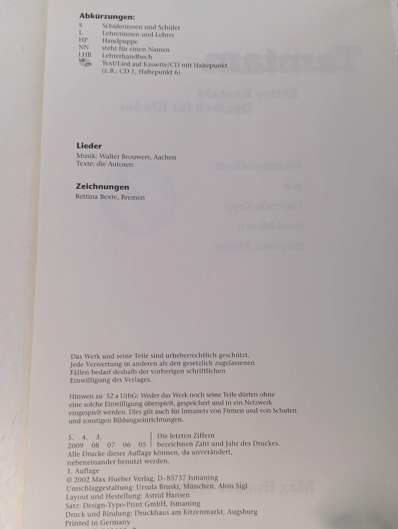 Tamtam: Erster Kontakt Deutsch f r Kinder . Книга для учителя