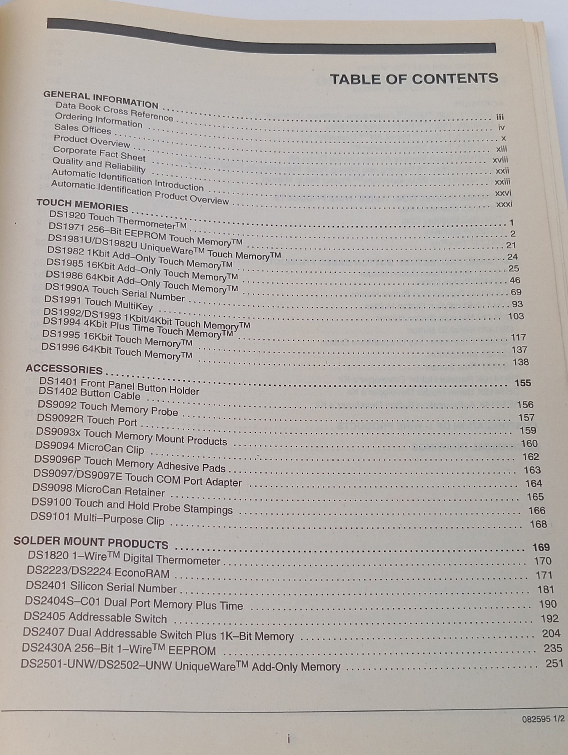 Automatic Identification Data Book