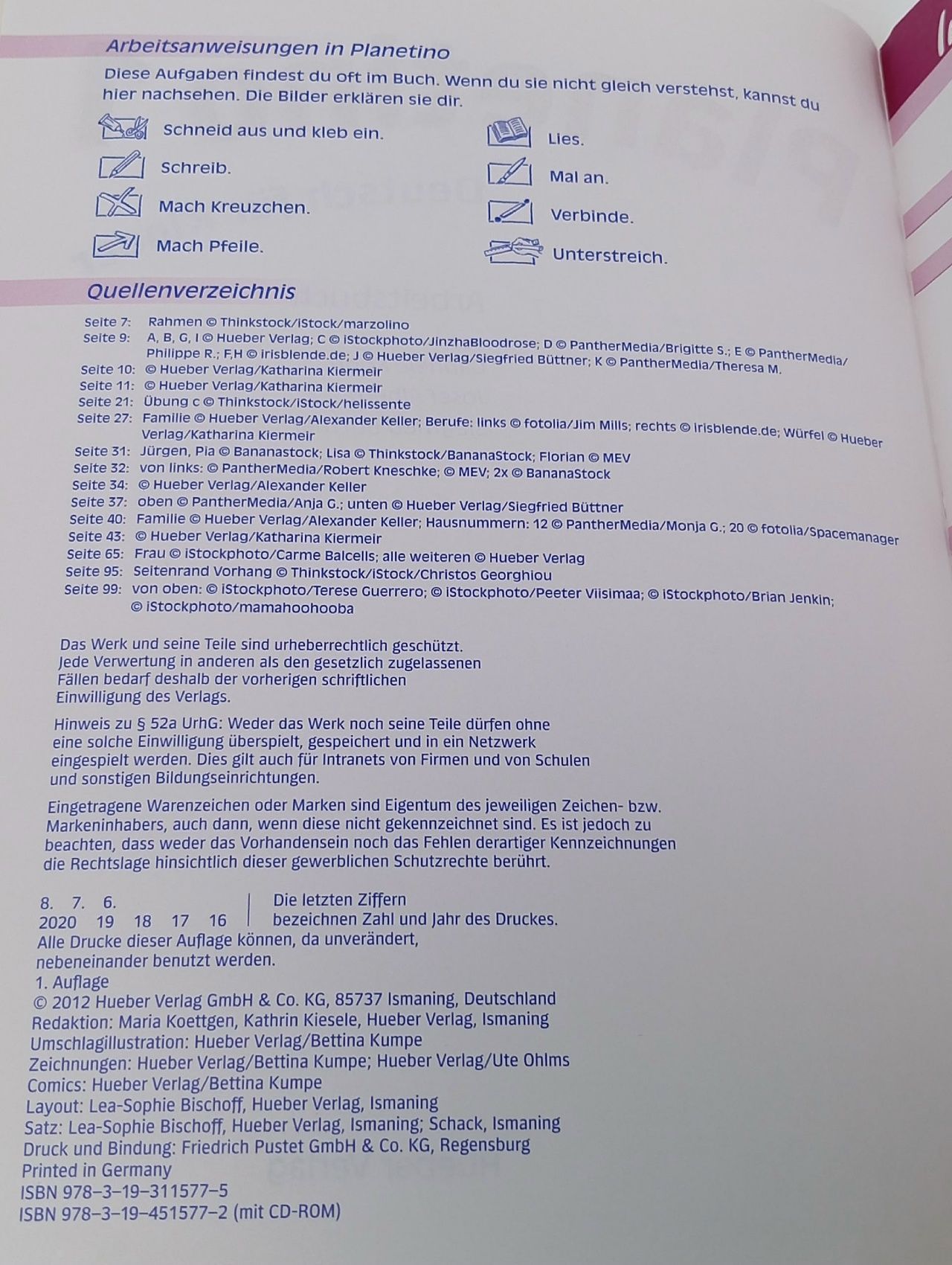 Planetino 1. Arbeitsbuch. Deutsch fur Kinder / Рабочая тетрадь Kopp Gabriele, Buttner Siegfried