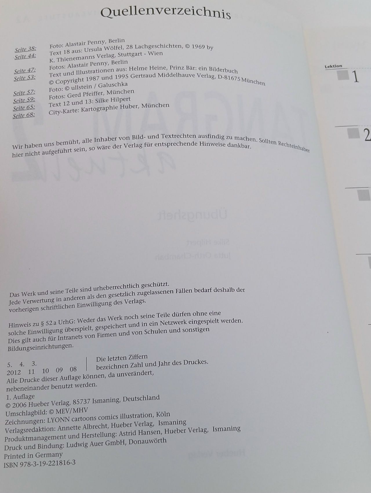 Tangram aktuell 2 Lek. 1-7 UH