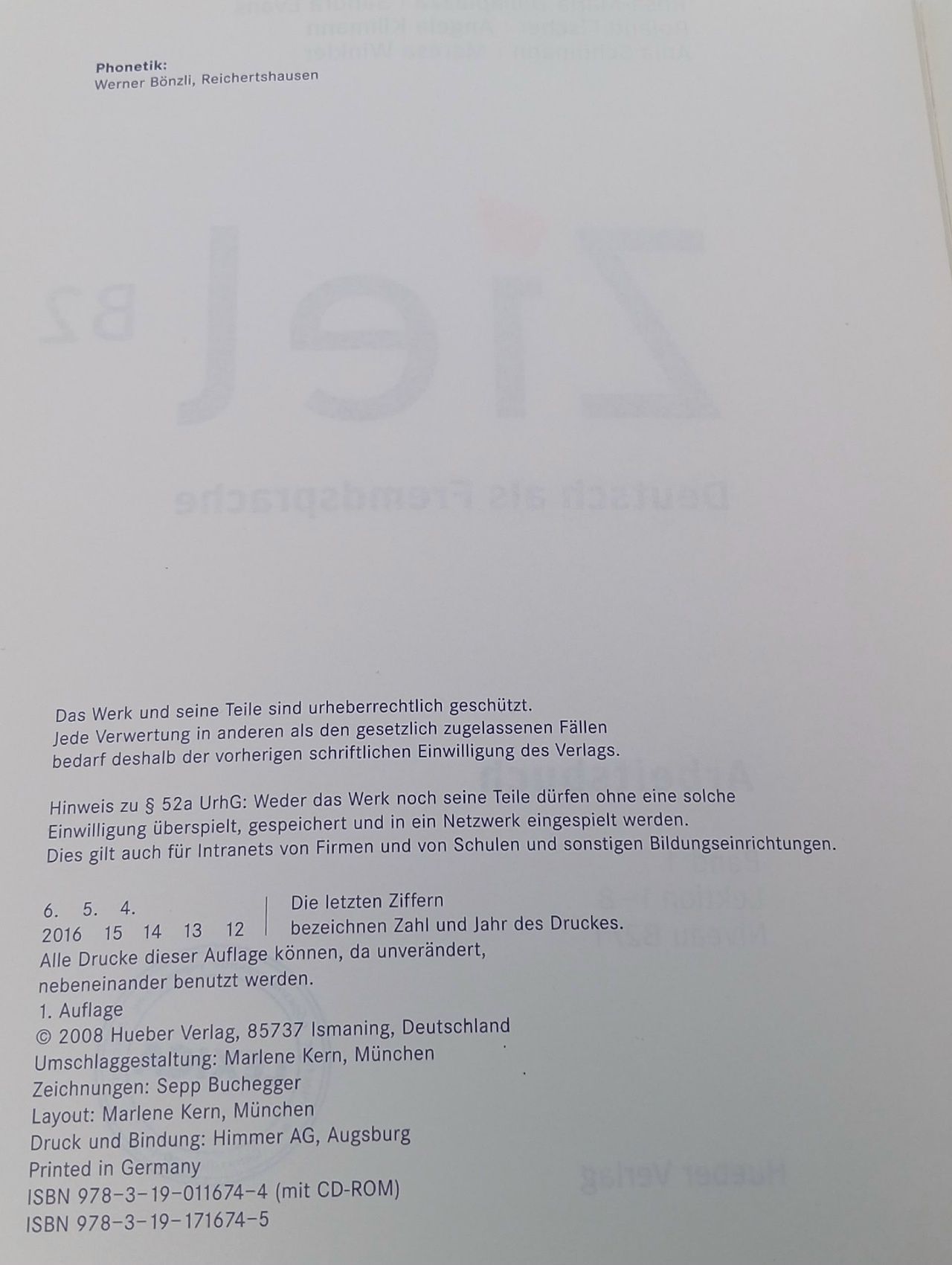 Ziel B2 Band 2 Arbeitsbuch mit Lerner-CD-ROM