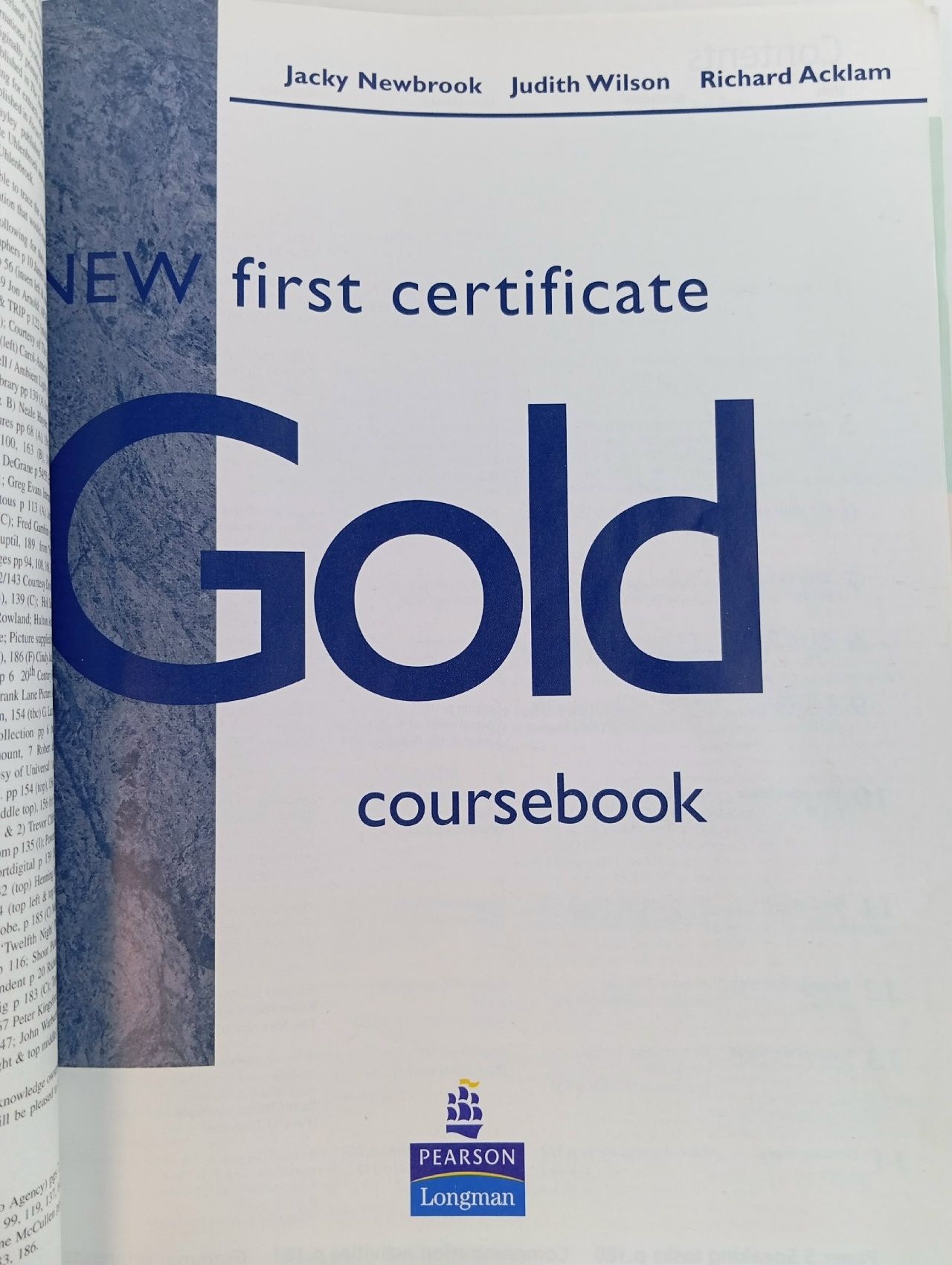 Gold New First Certificate Teacher 's Book (на англ.яз.)