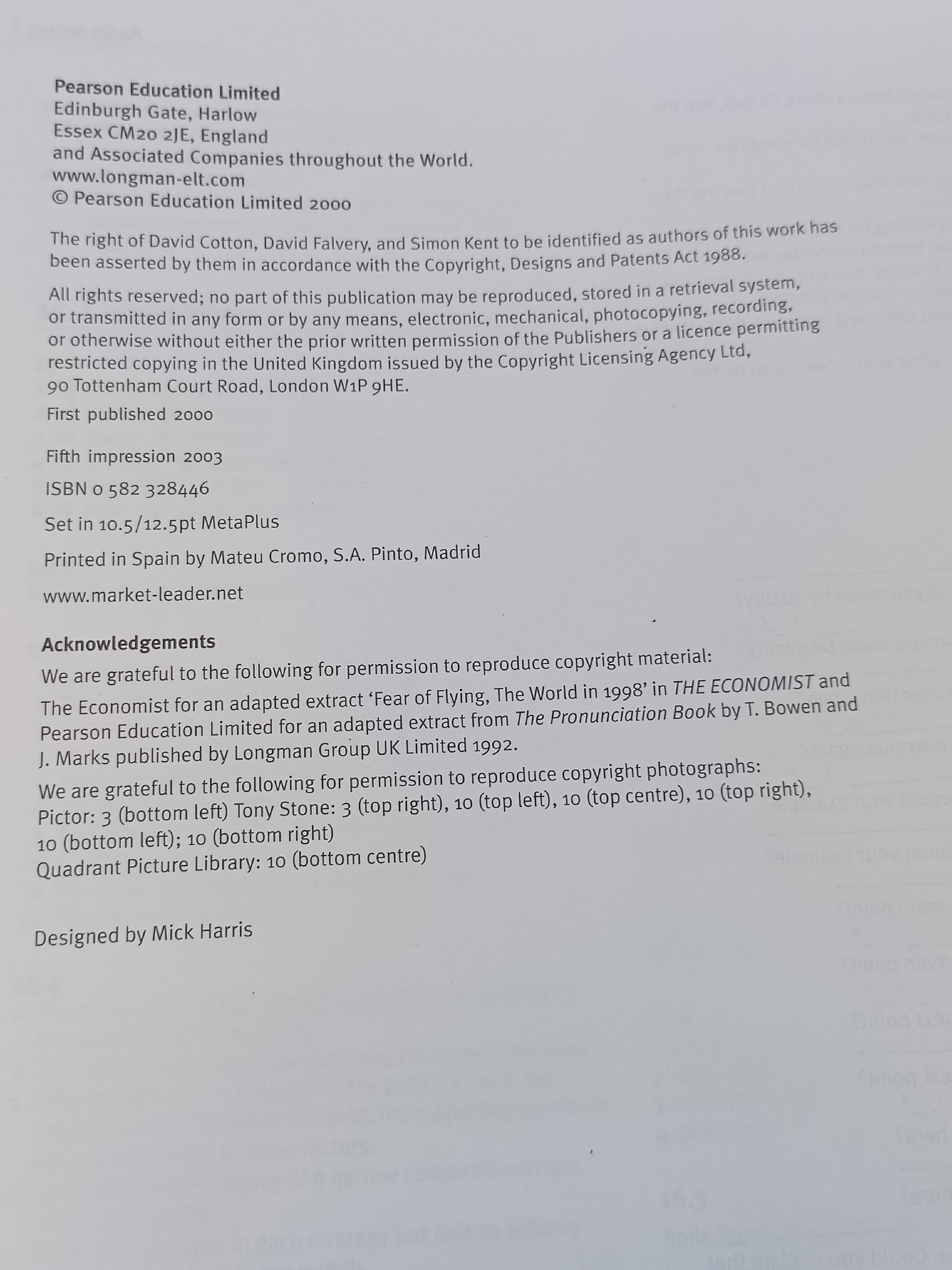 Market Leader. Intermediate Business English. Practice File