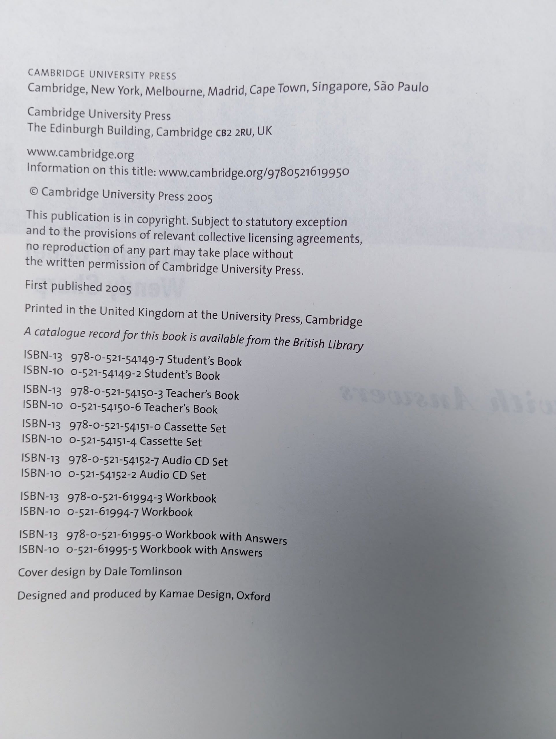 Objective KET (Workbook with Answers)