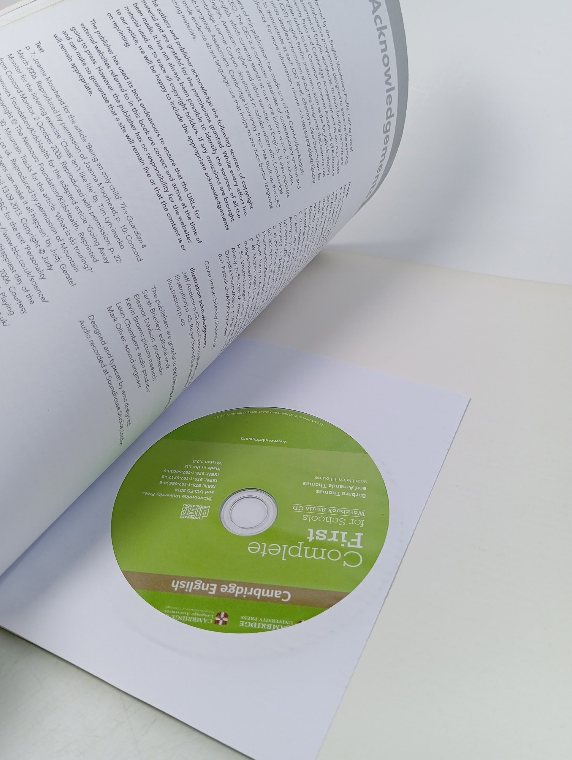 Complete First for Schools Workbook with Answers