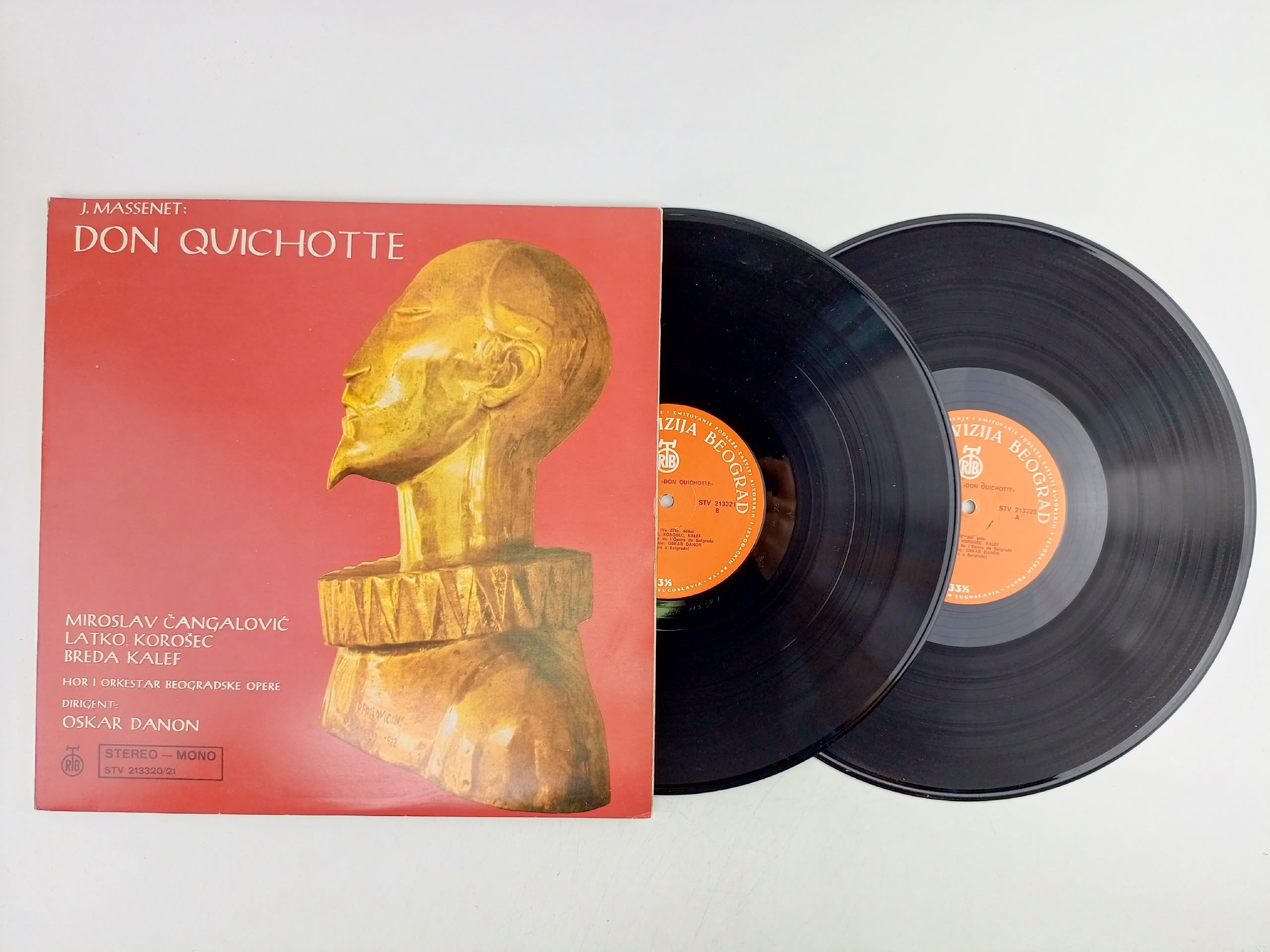 Обложка: Виниловая пластинка Жюль Массне - Дон Кихотт