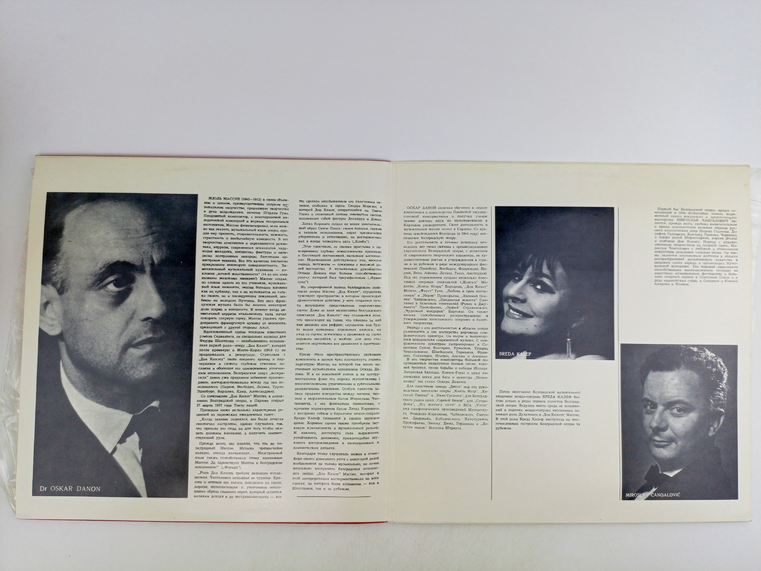 Виниловая пластинка Жюль Массне - Дон Кихотт