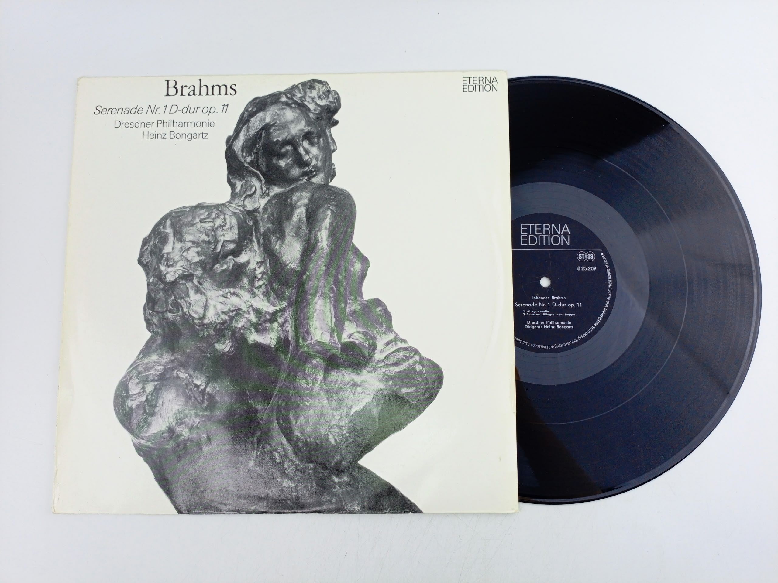 Обложка: Виниловая пластинка Брамс Серенада 1 Хайнц Бонгарц