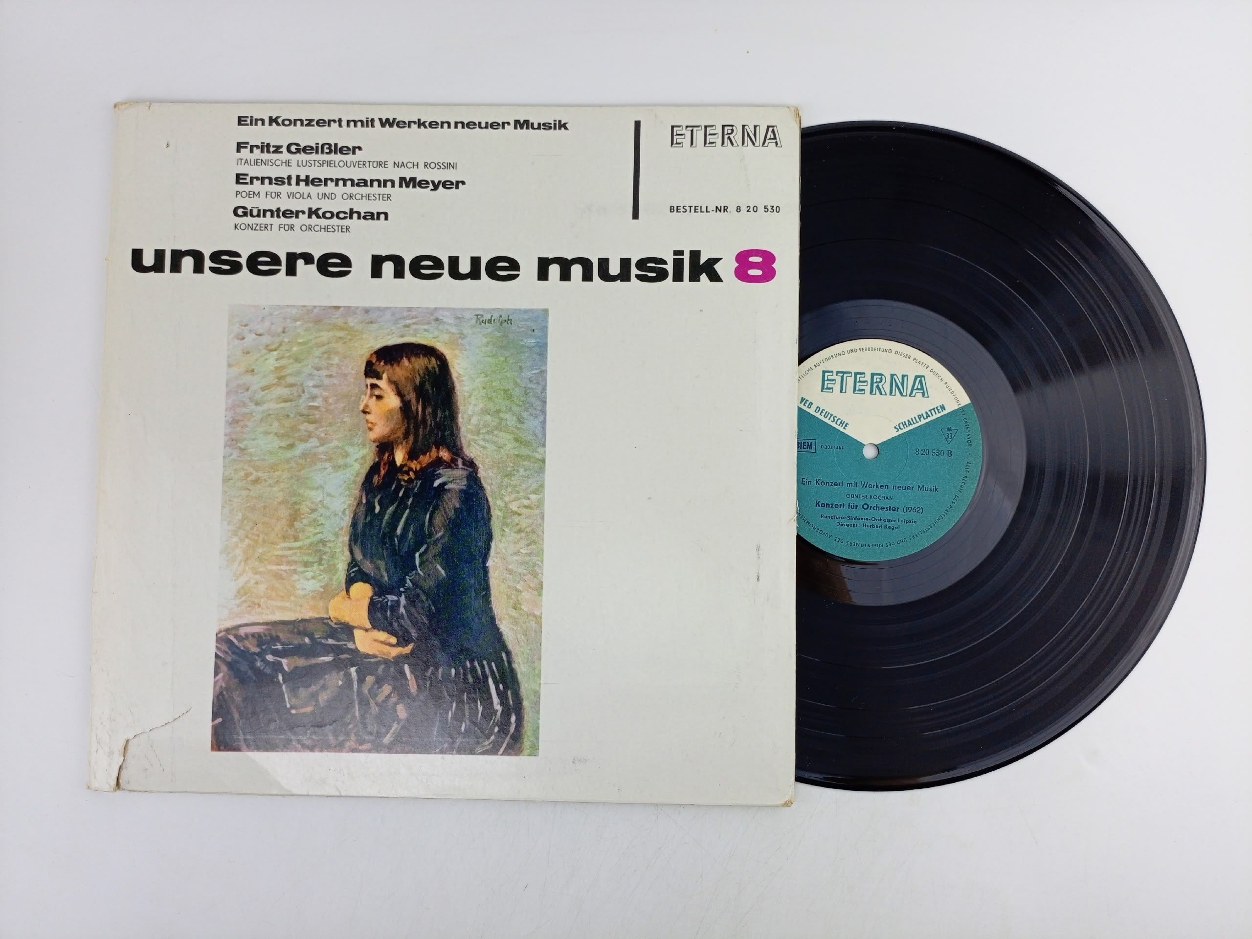 Обложка: Виниловая пластинка Ein Konzert mit Werken neuer Musik 8