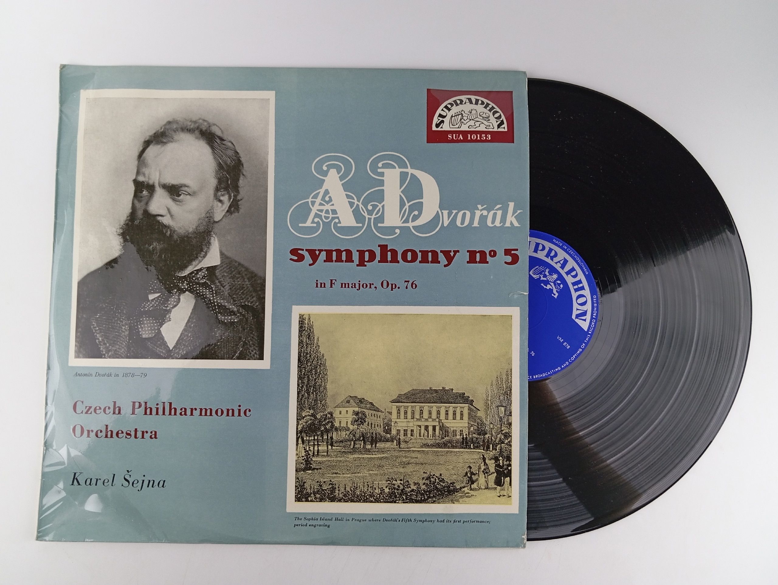 Обложка: Antonin Dvorak - Symphony 5 in F Major, Op.76 Виниловая пластинка