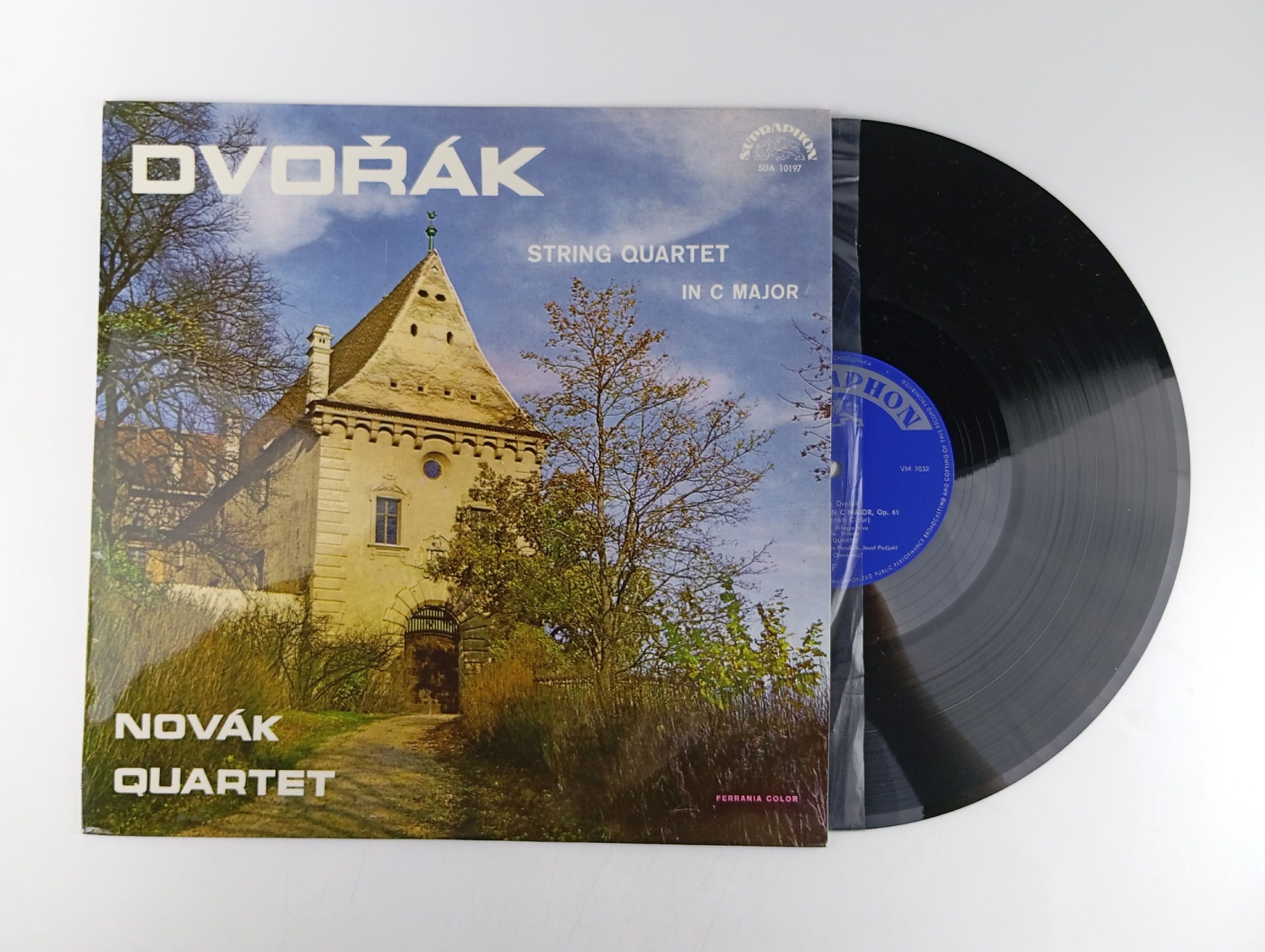 Обложка: Dvorak, Novak Quartet String Quartet In C Major. Виниловая пластинка