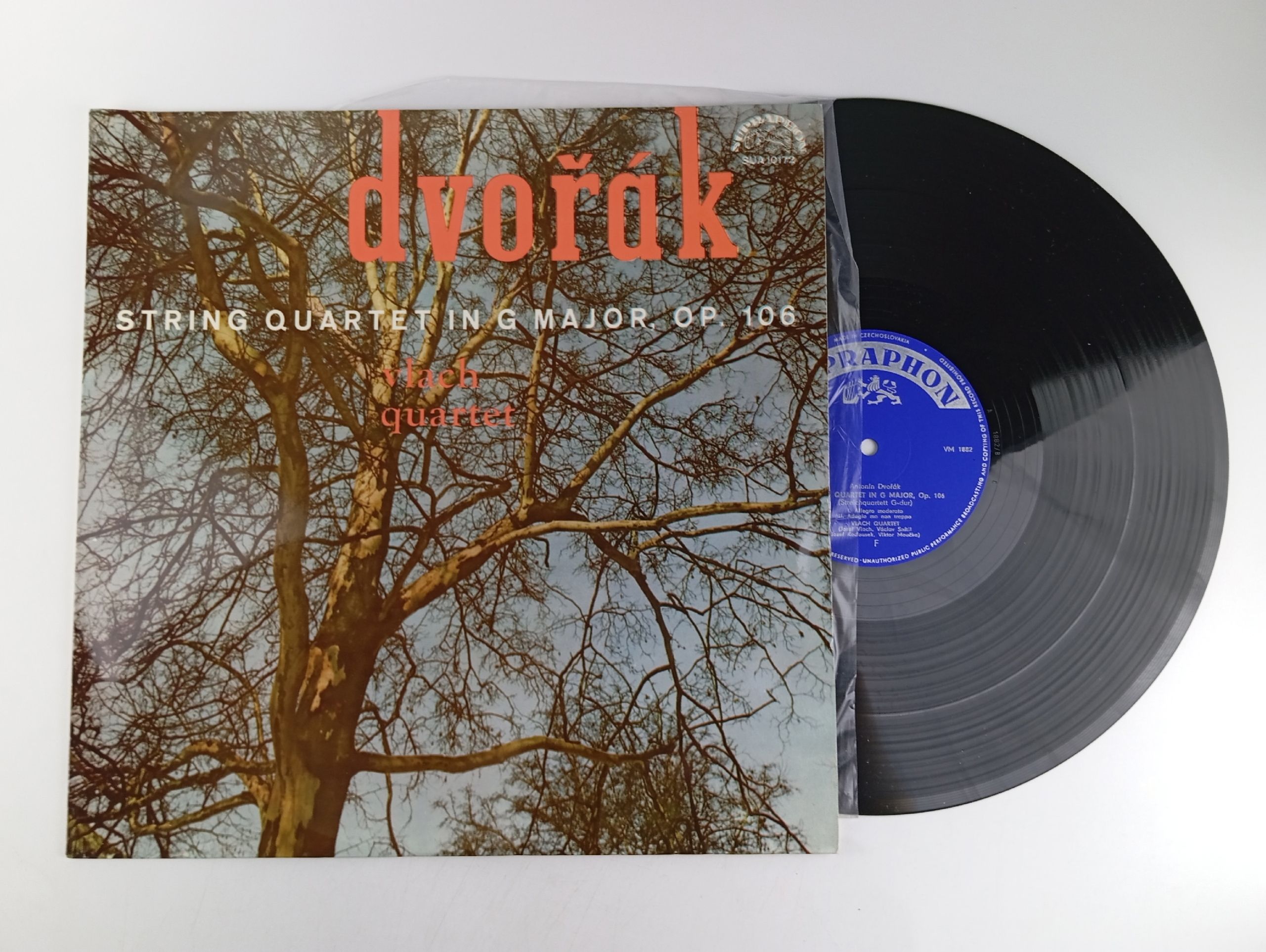 Обложка: Antoni ln Dvorak, Vlach Quartet. Виниловая пластинка