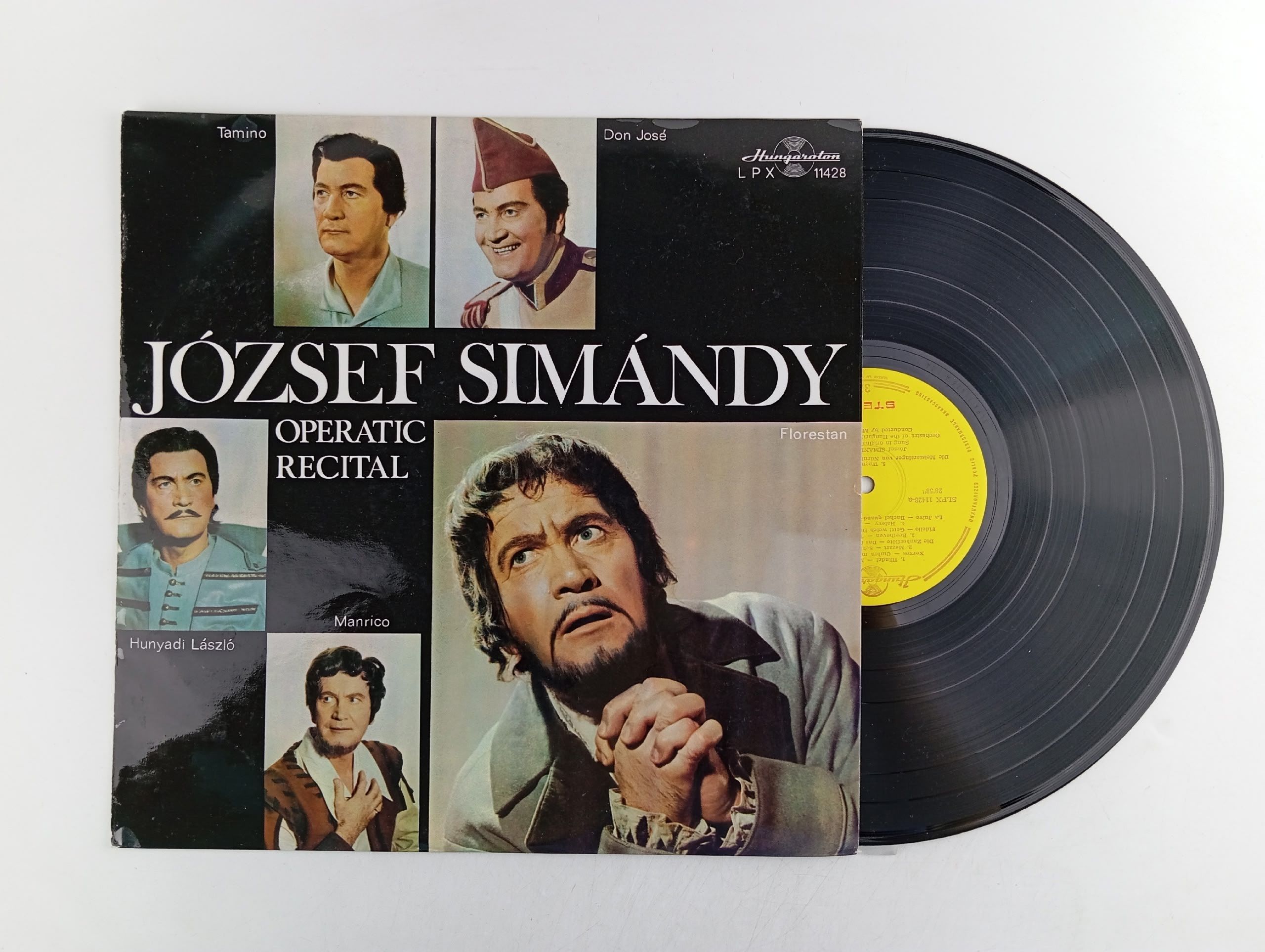 Обложка: Виниловая пластинка Jozsef Simandy Operatic Recital