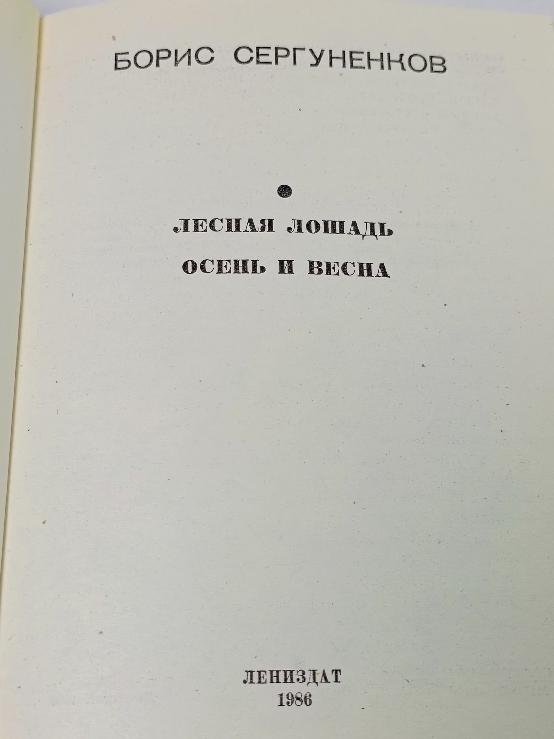 Лесная лошадь. Осень и весна