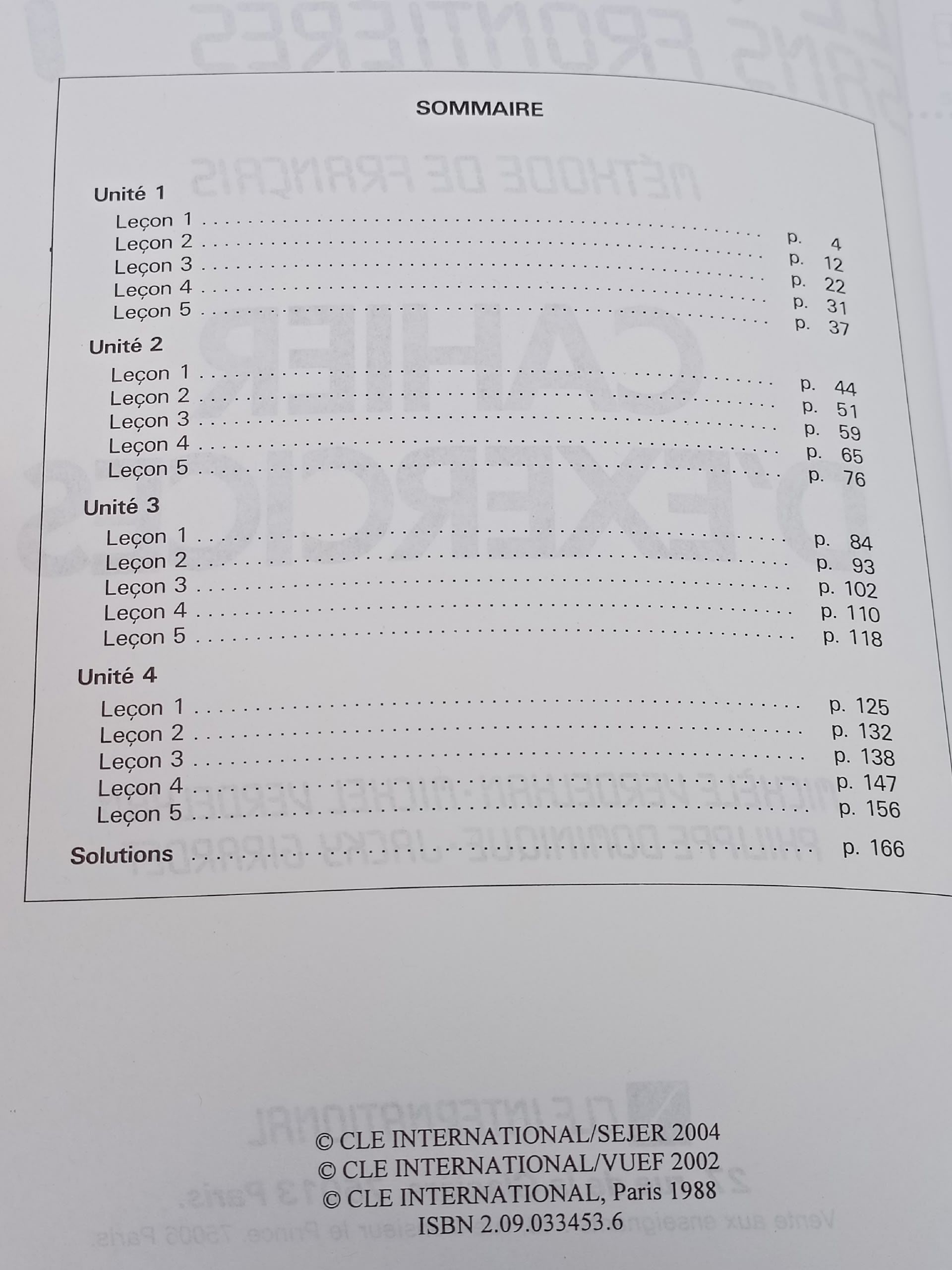 Le Nouveau Sans Frontieres 1 Cahier d'exercices Verdelhan Michel