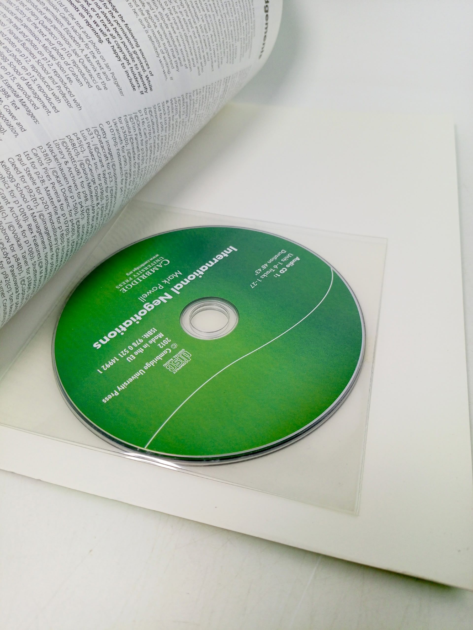 International Negotiations Student's Book with Audio CD