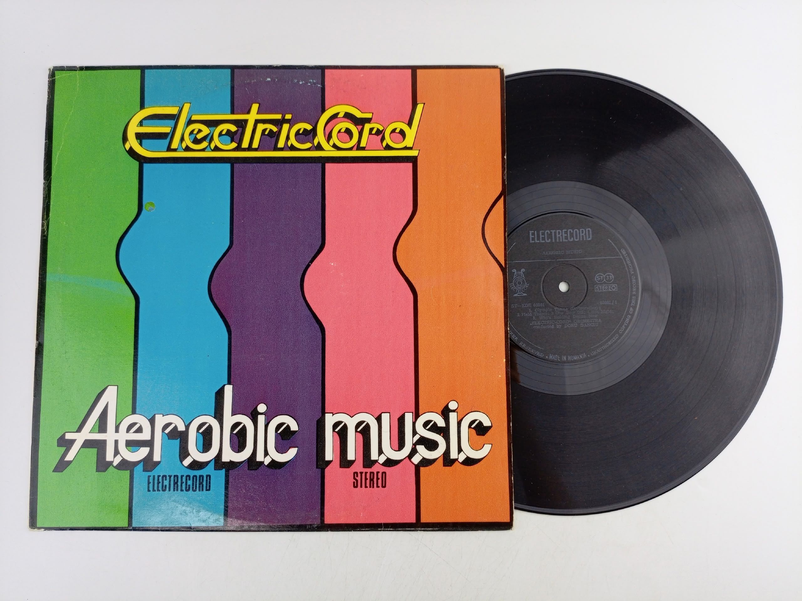 Обложка: Пластинка виниловая Сборник Aerobic music Electrecord