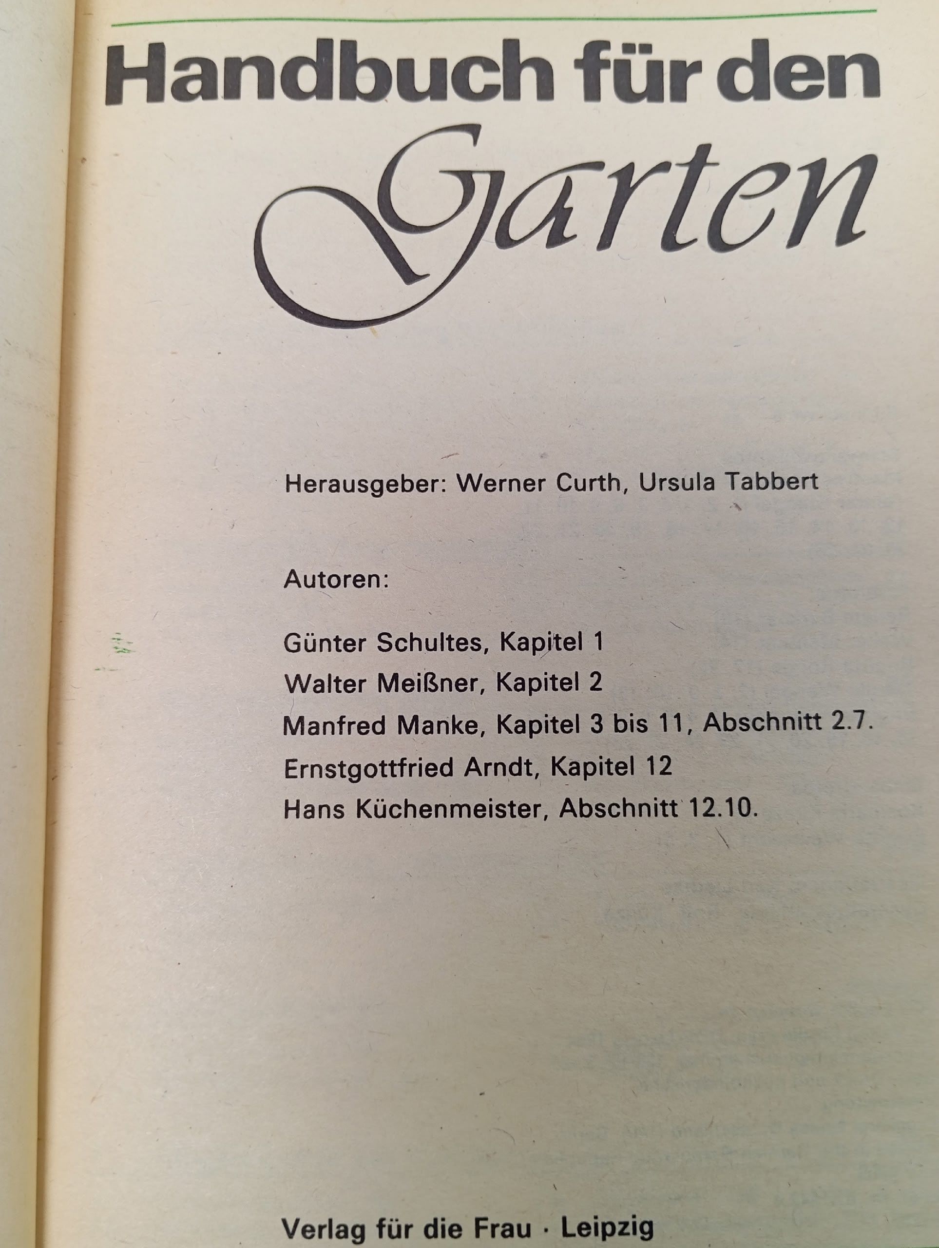 Справочник по садоводству (Handbuch f r den Garten)