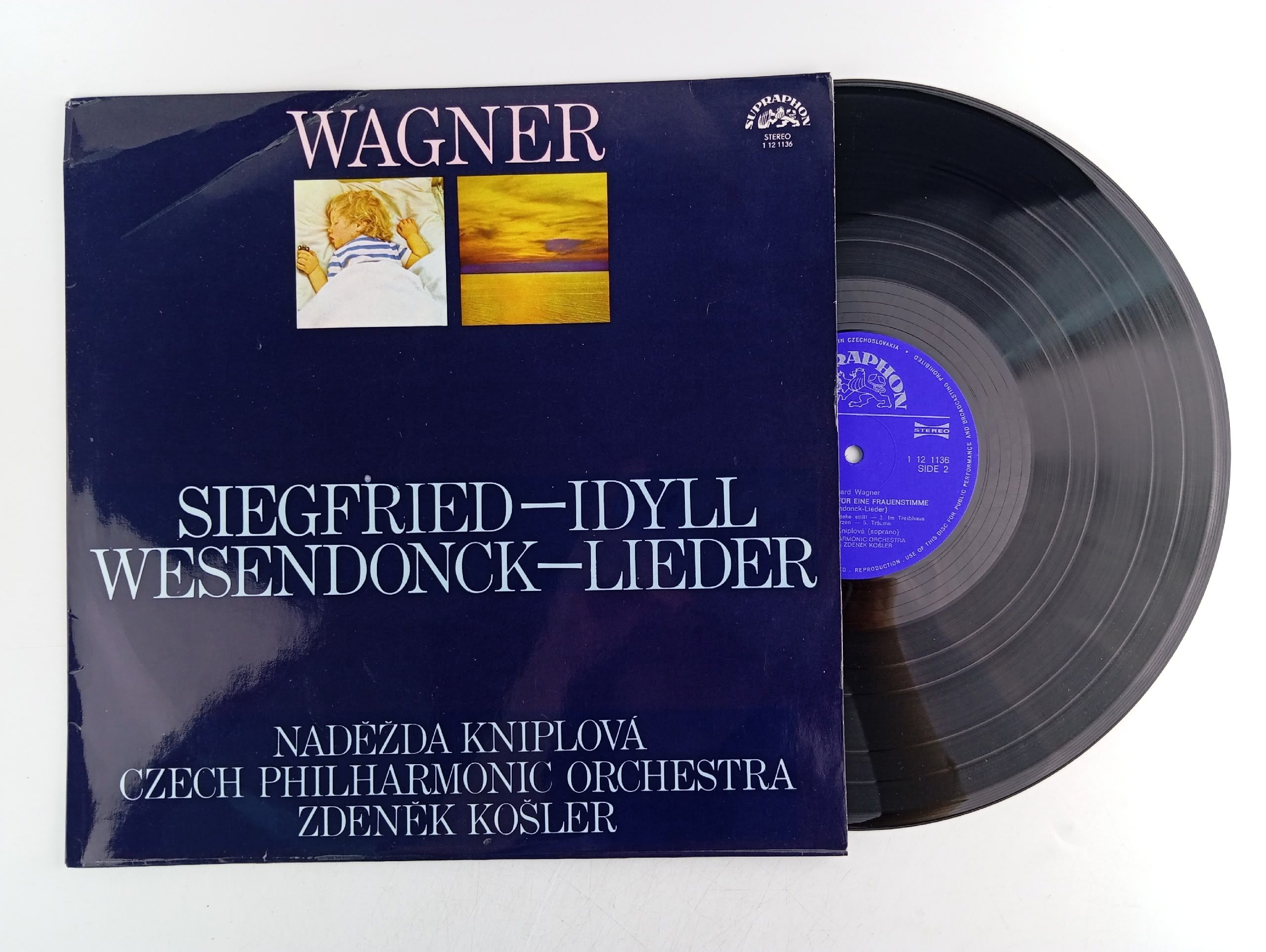 Обложка: Виниловая пластинка Вагнер - siegfried idyll/wesendonck lieder