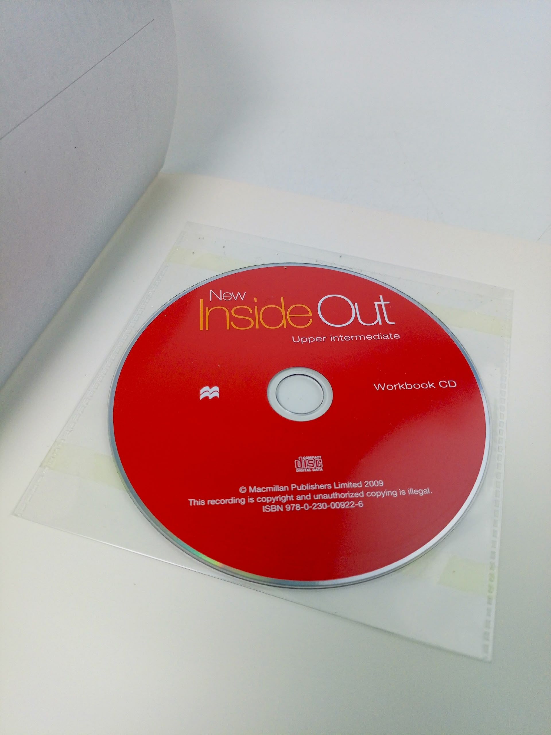 New Inside Out Upper Intermediate Workbook with key.