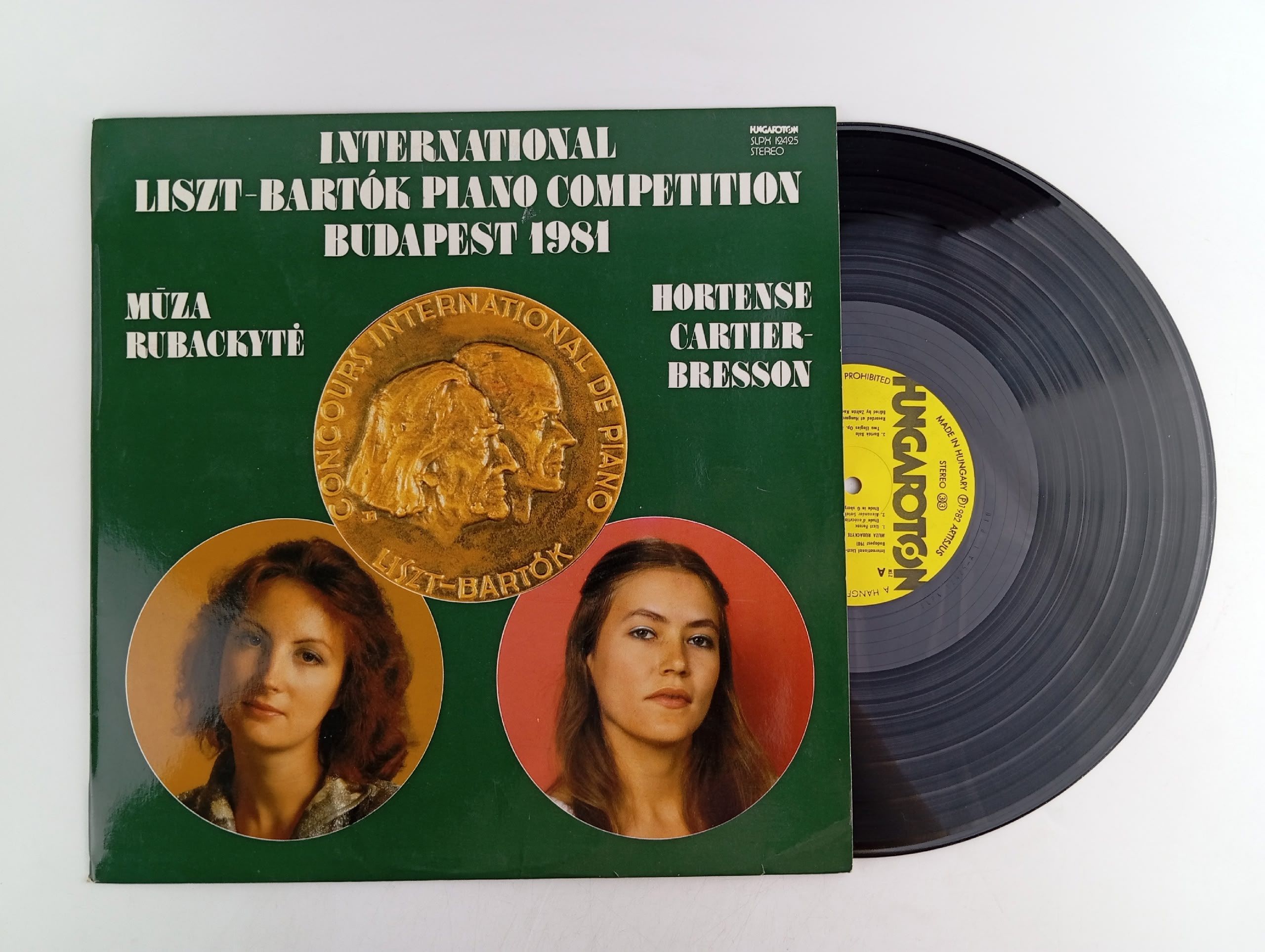 Обложка: Виниловая пластинка Muza Rubackyt Hortense Cartier-Bresson - International Liszt Bartok Piano Competition, Budapest