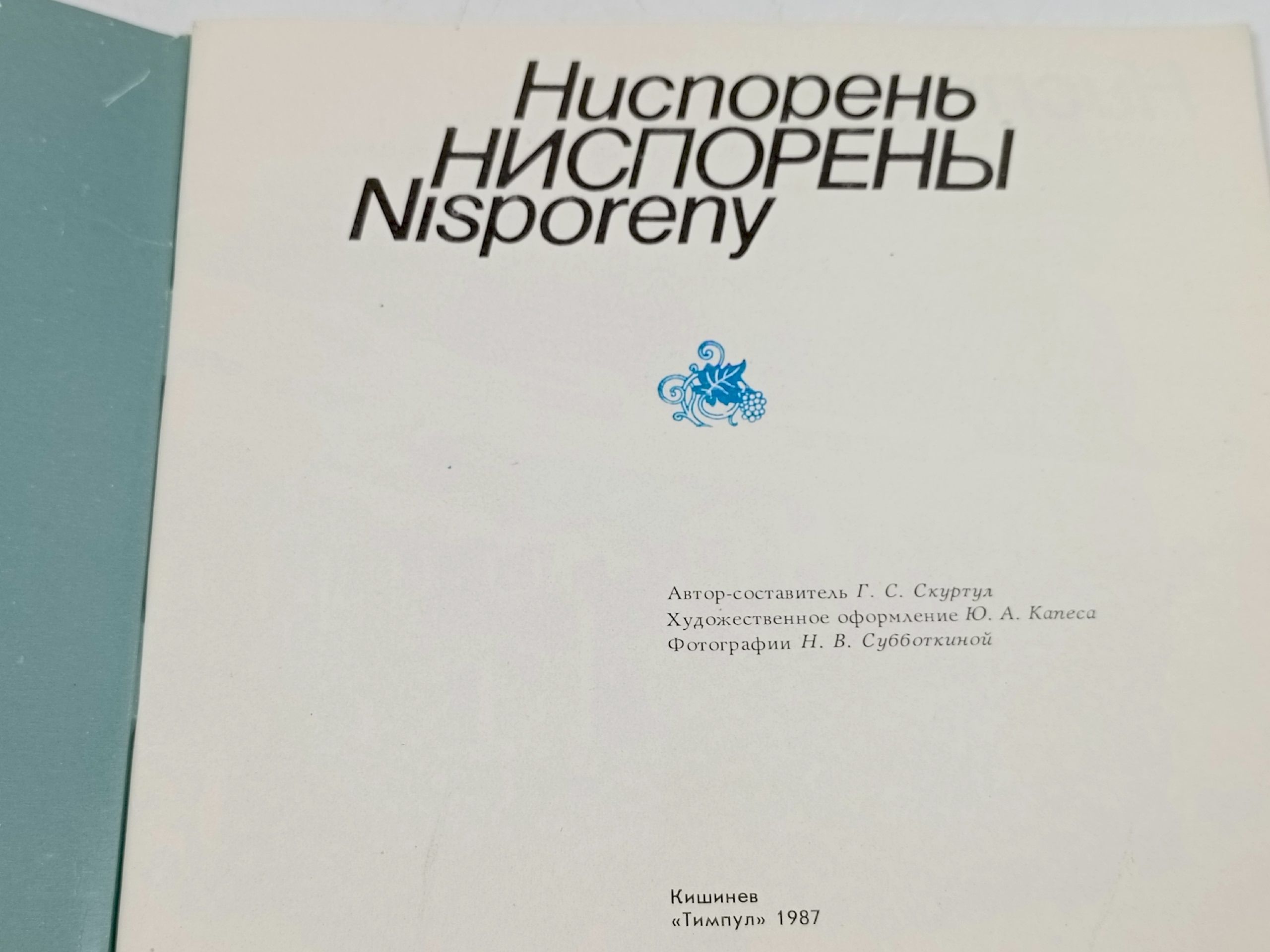 Ниспорень. Г. С. Скуртул