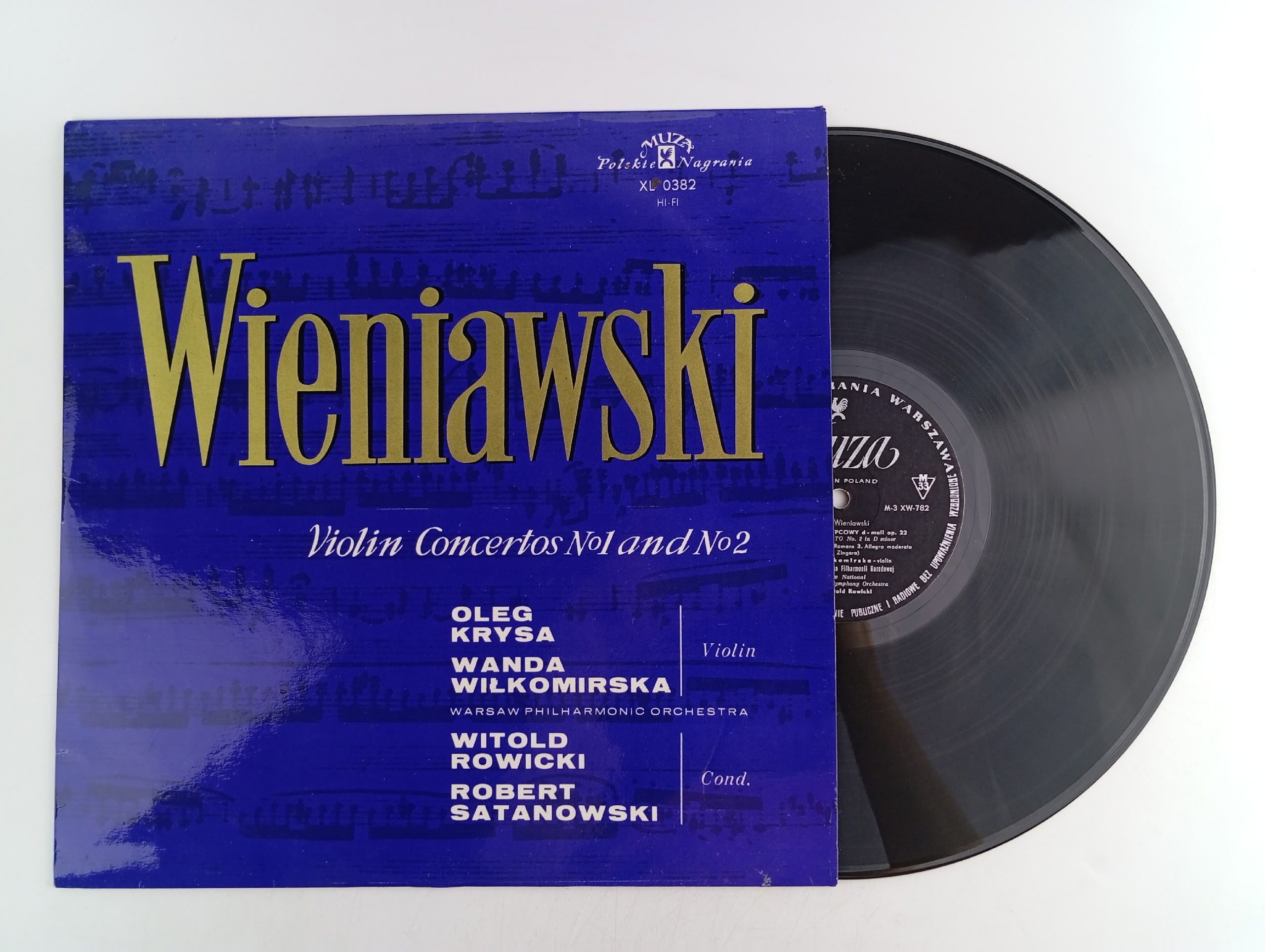 Обложка: Виниловая пластинка Wieniawski, Itzhak Perlman Konzert Fr Violine Und Orchester Nr.1 Op.14 / Nr. 2 Op.22