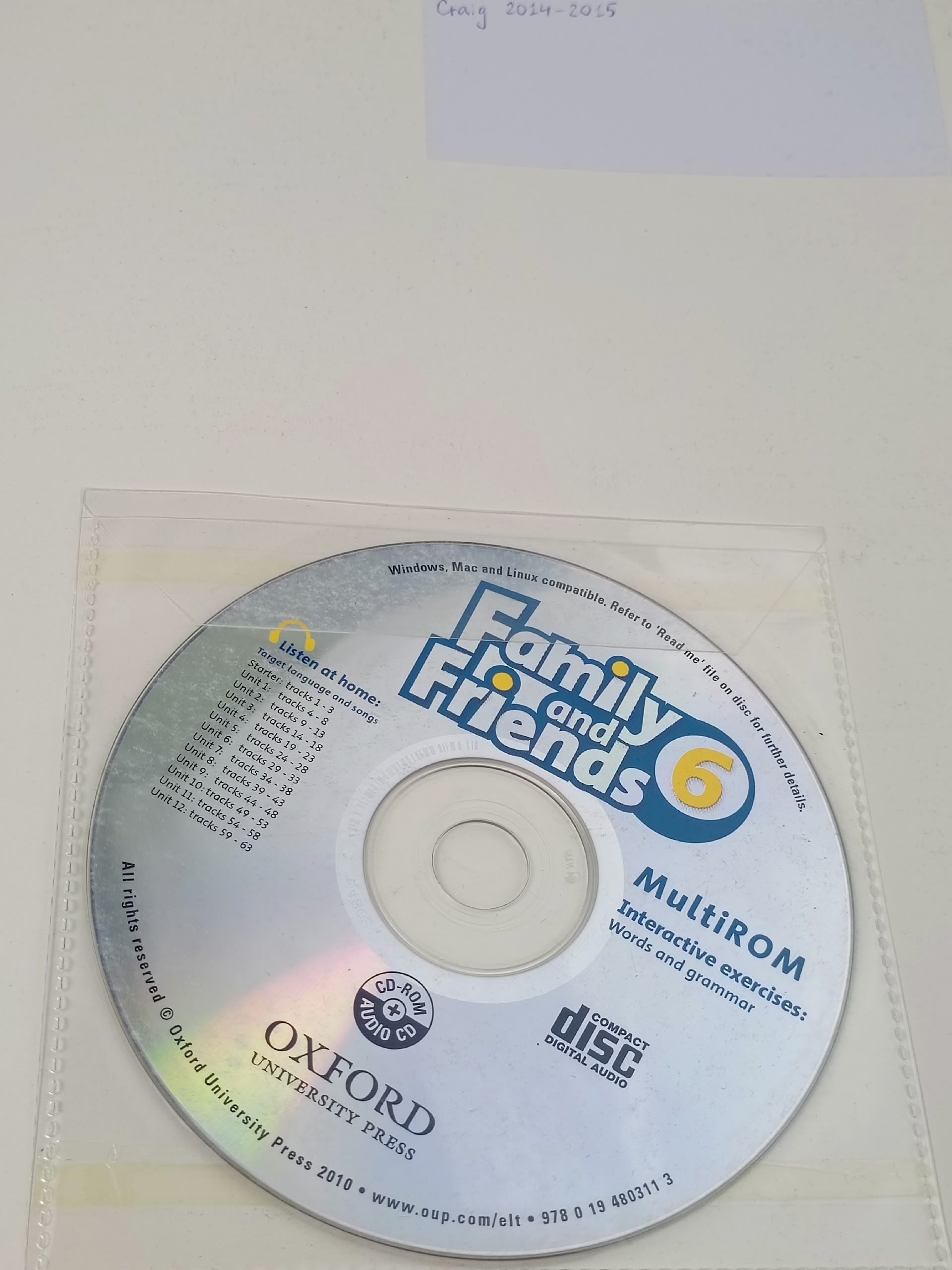 Family and Friends 6 (Class Book).