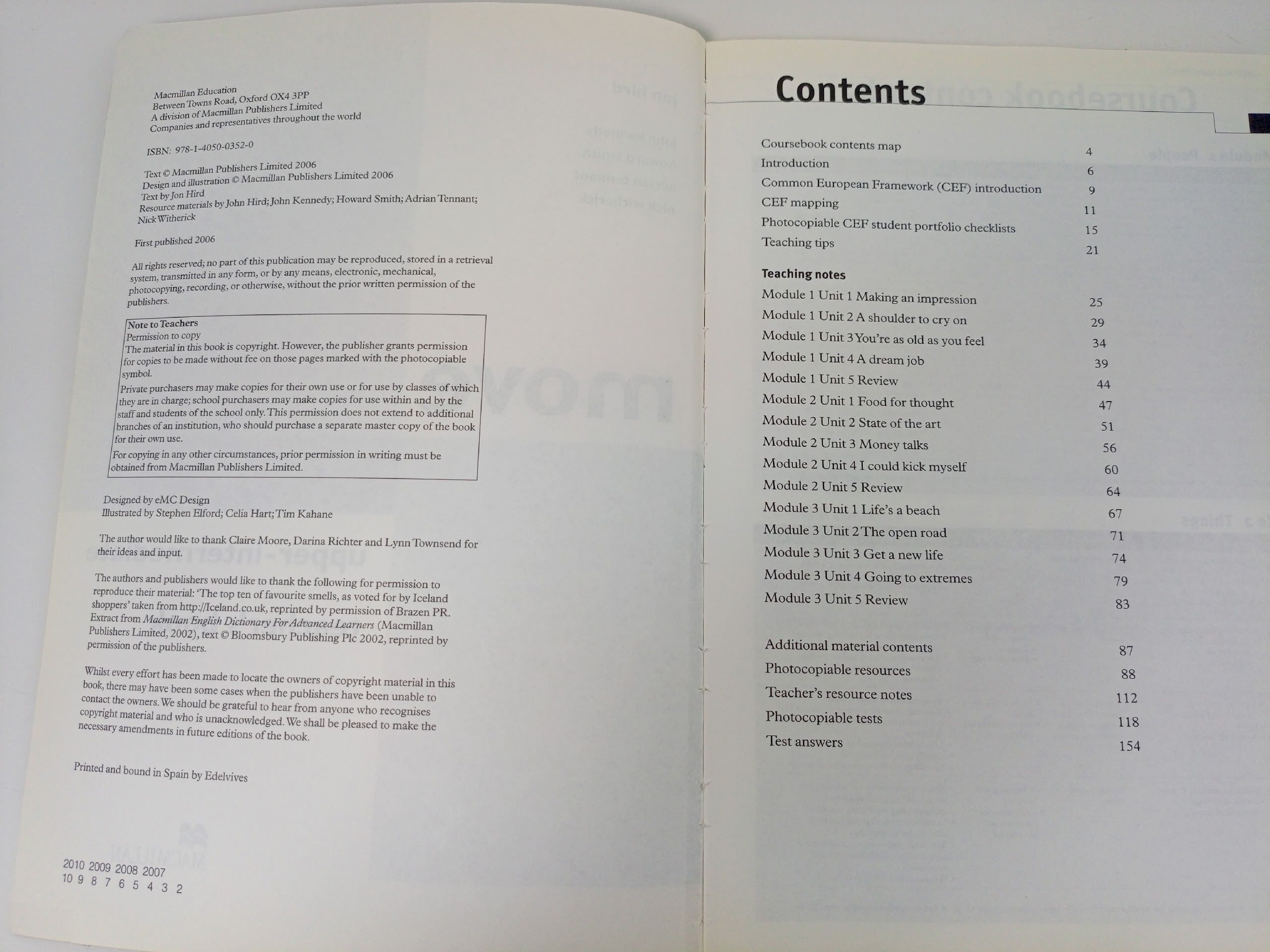 Move Upper-Intermediate Teacher's Book