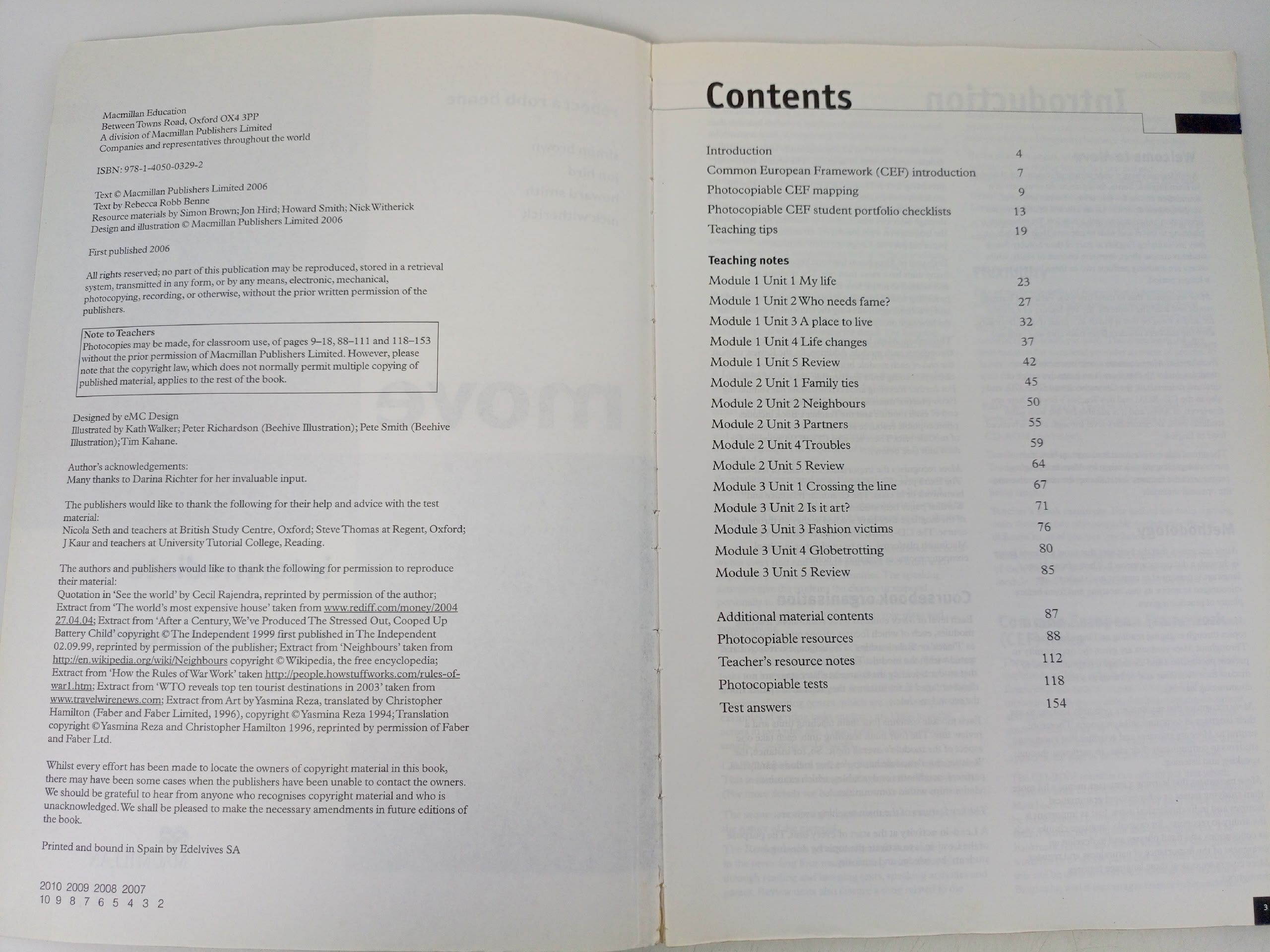Move Intermediate Teacher's Book