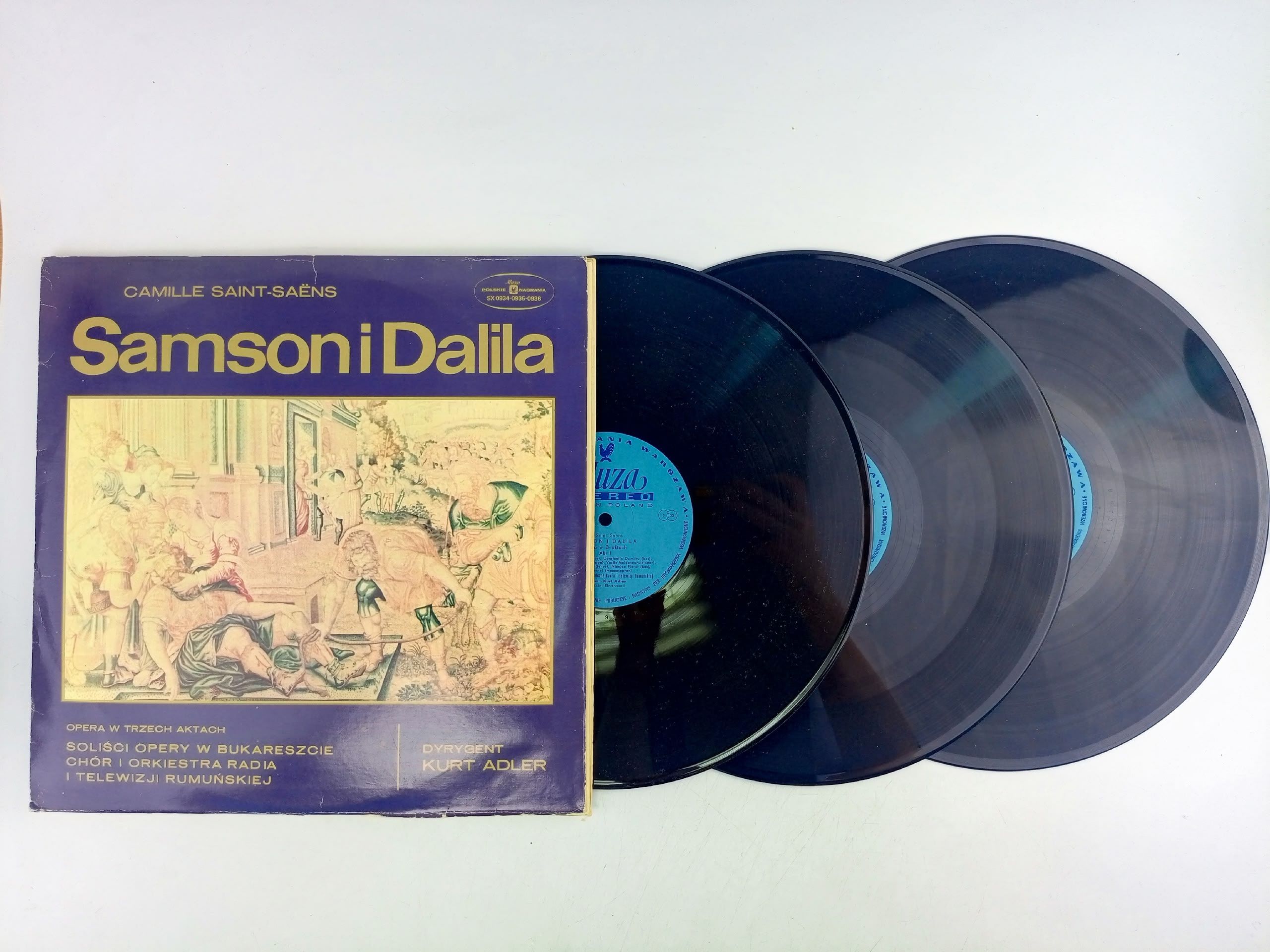 Обложка: Виниловая пластинка Camille Saint-Sans Samson I Dalila