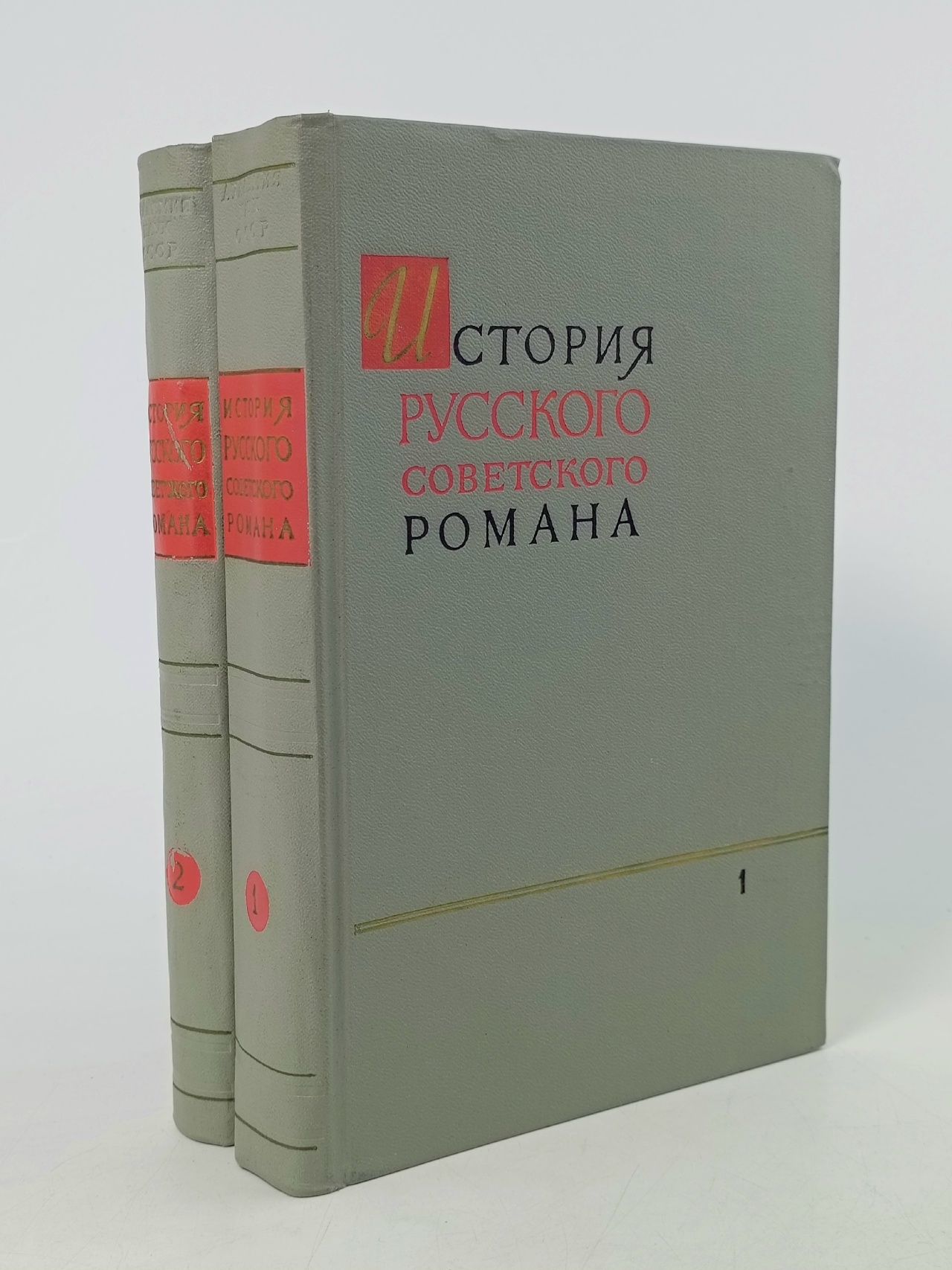 Обложка: История русского советского романа. Комплект из 2 книг