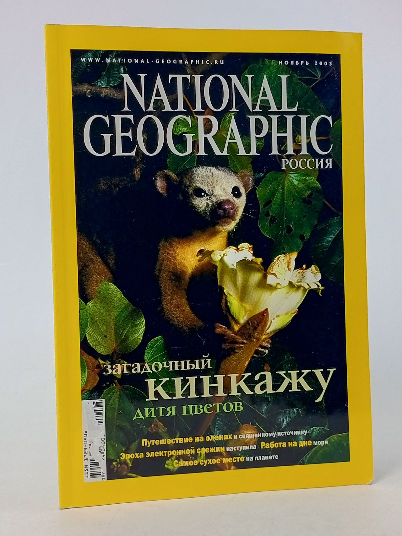 Обложка: National Geographic (Россия) ноябрь 2003