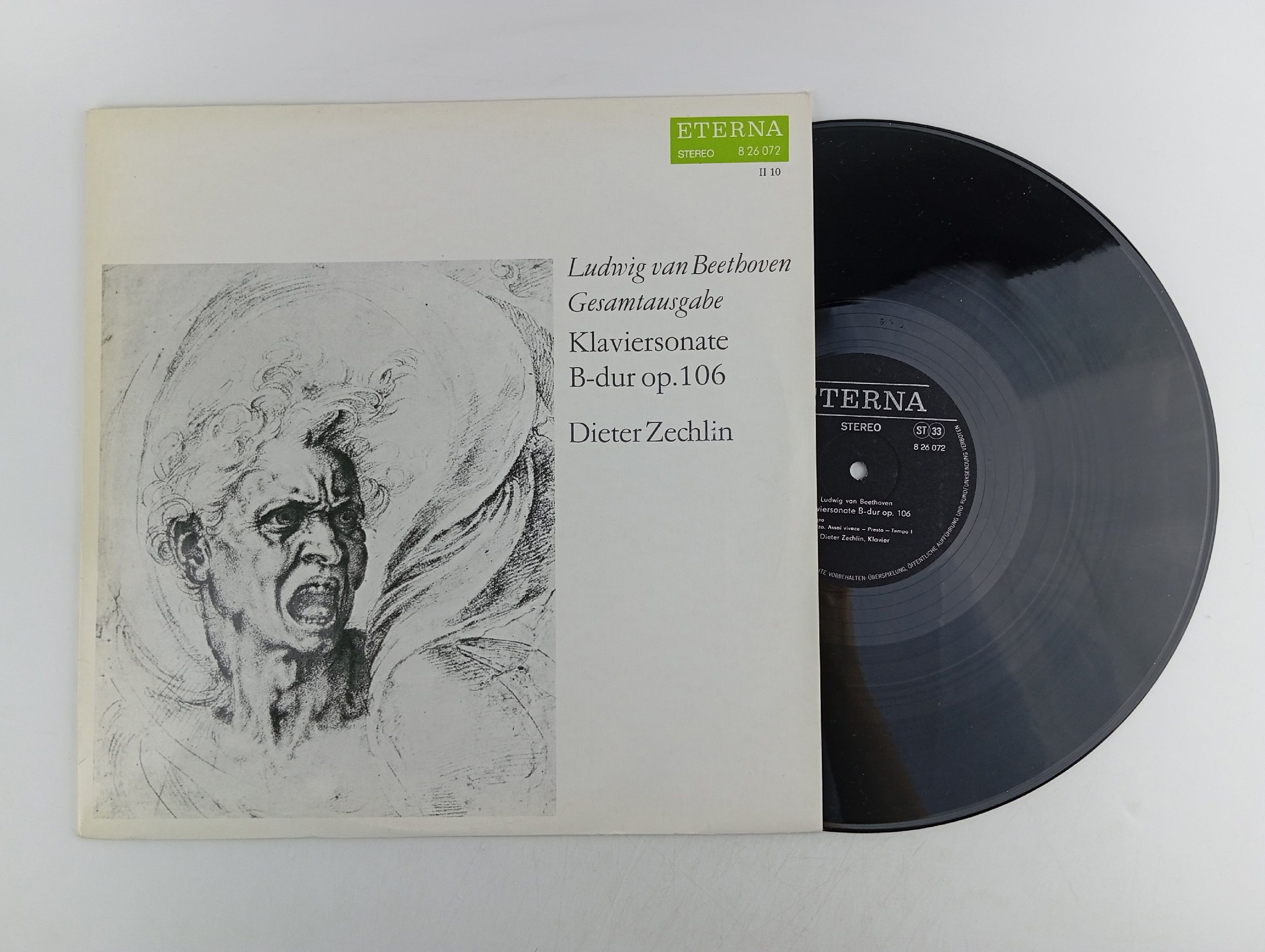 Обложка: Виниловая пластинка Beethoven - Klaviersonate B-dur Op. 106 - Dieter Zechlin