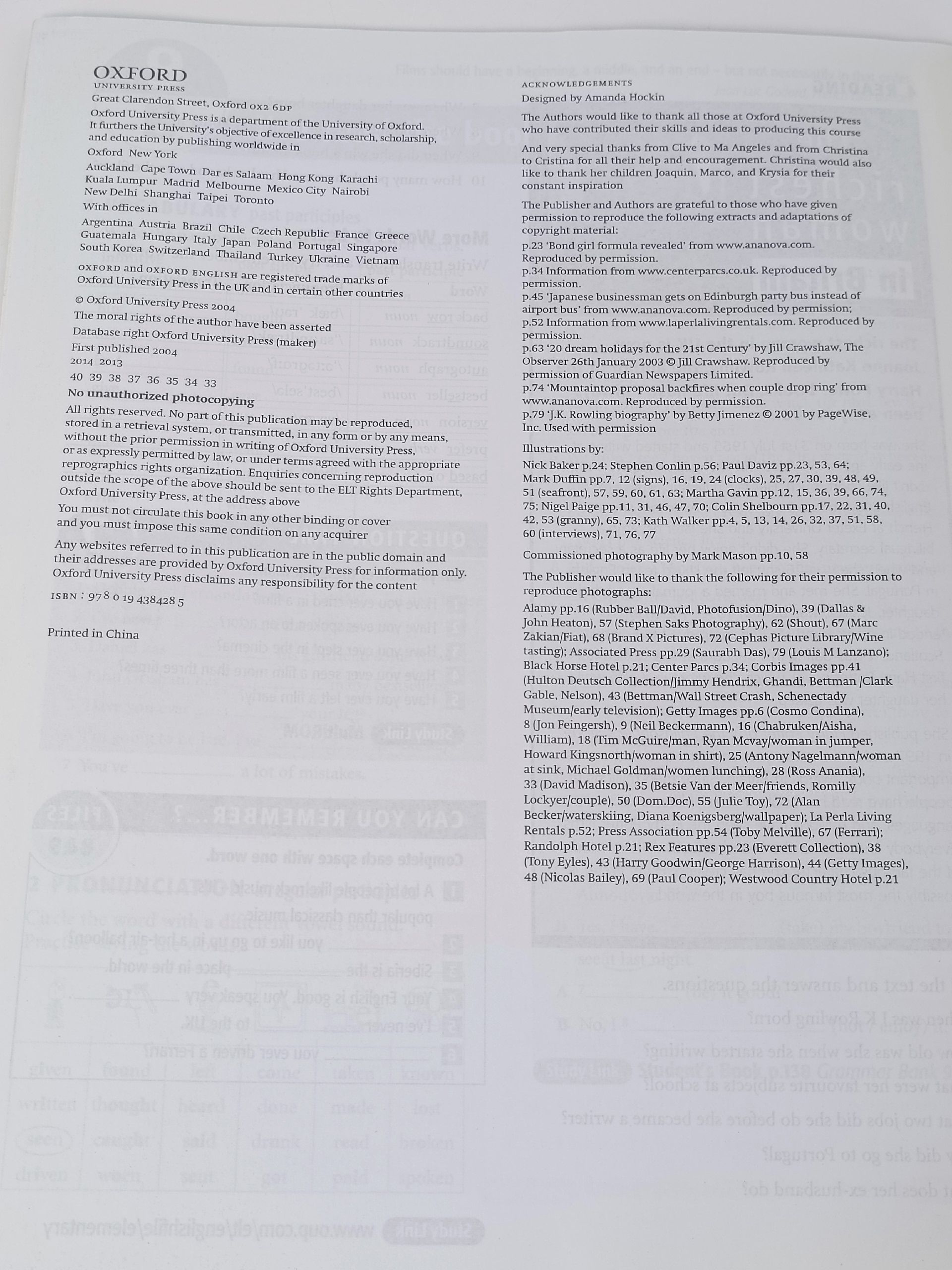 New English File: Elementary Workbook