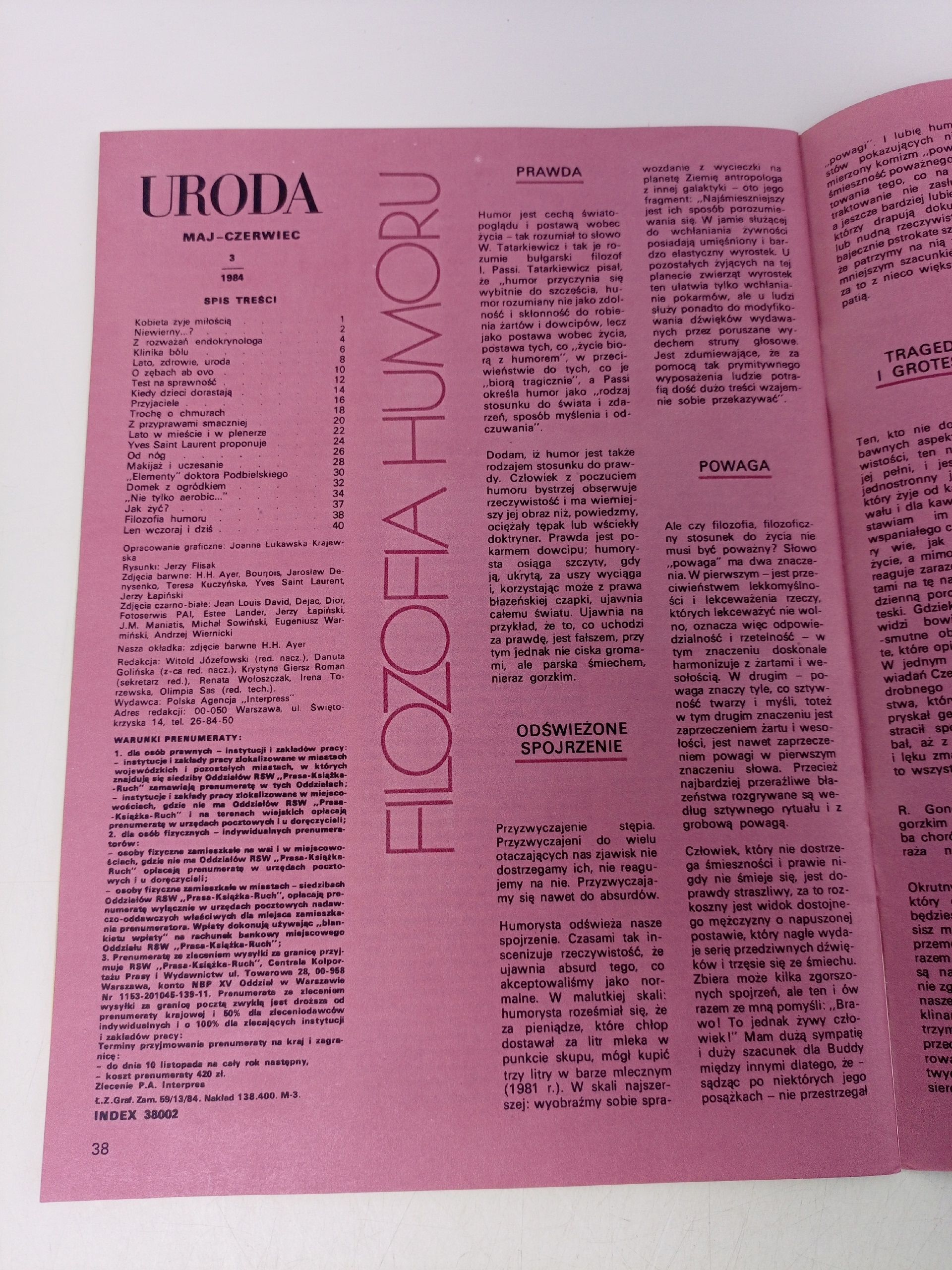 Uroda (№ 3 за 1984 год)
