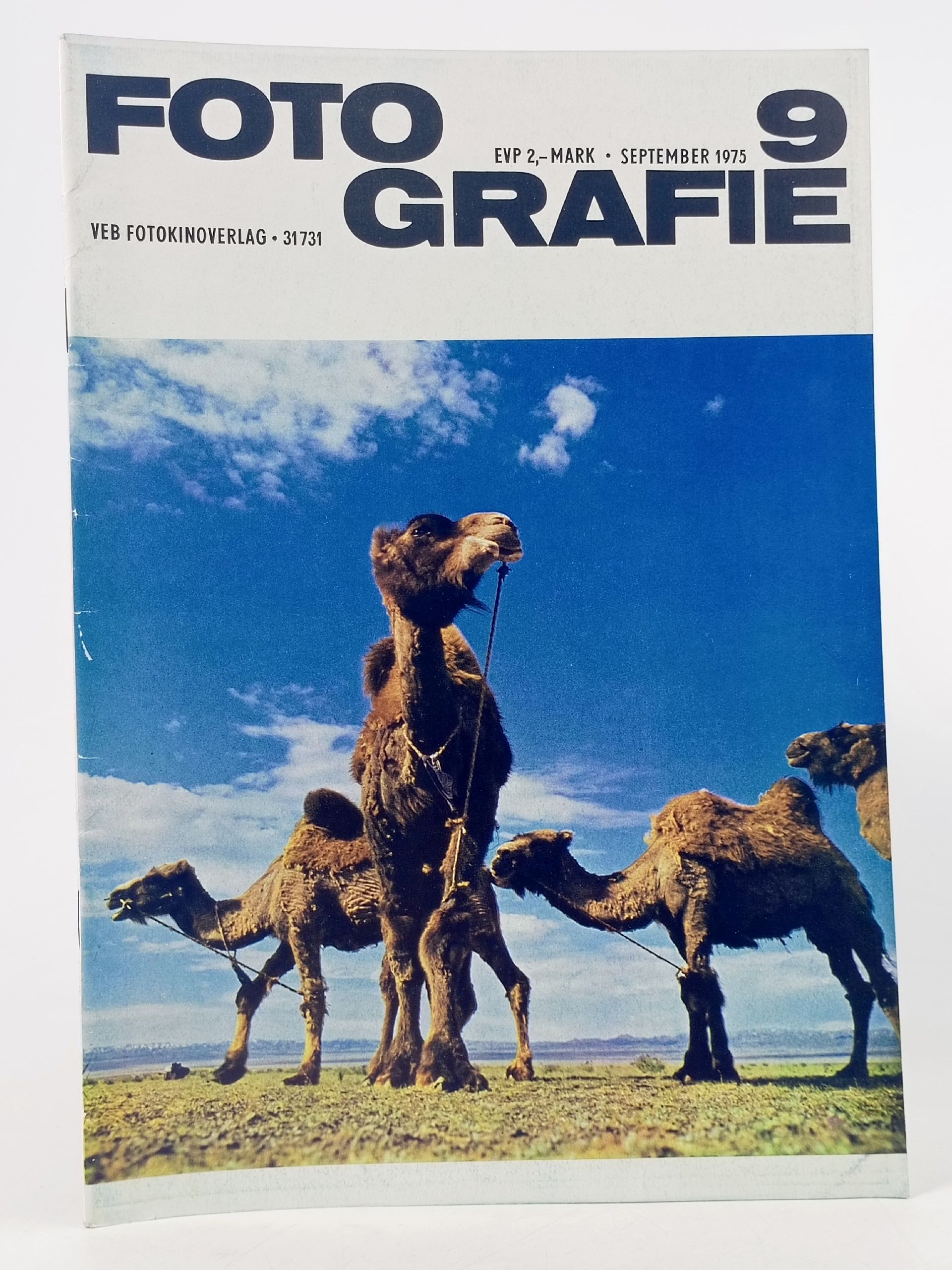 Обложка: Fotografie, сентябрь 1975