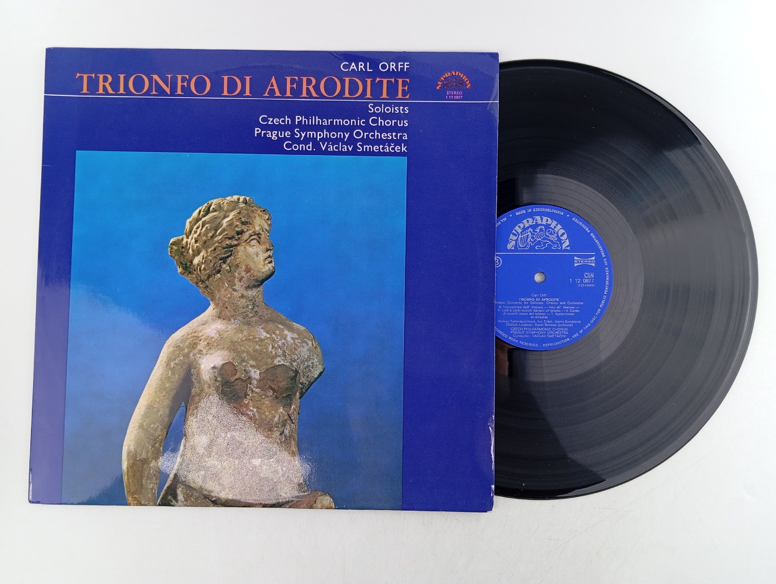 Обложка: Пластинка виниловая Карл Орфф - Trionfo Di Afrodite