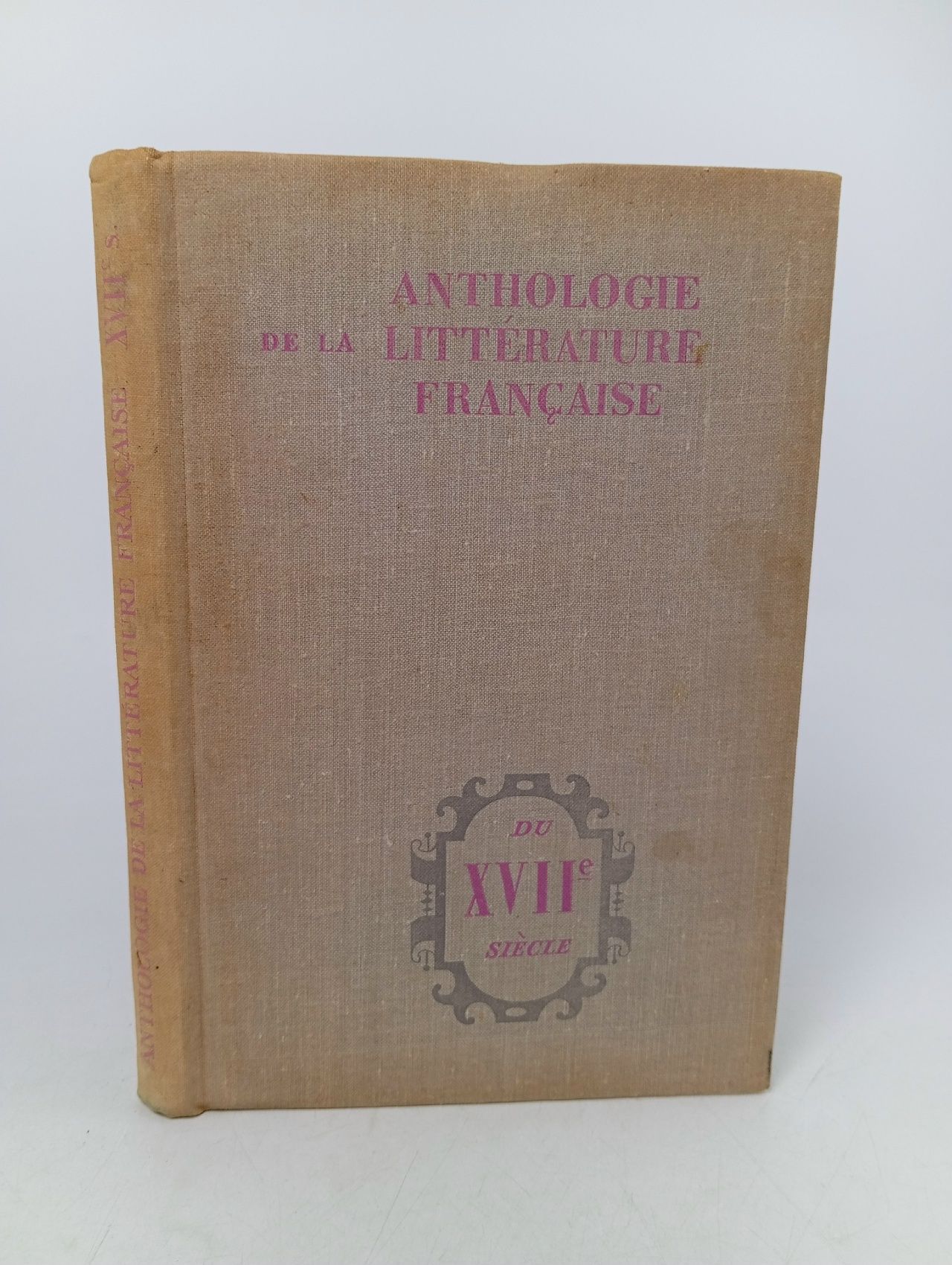 Обложка: Tableau de la litterature francaise au XVIIe siecle