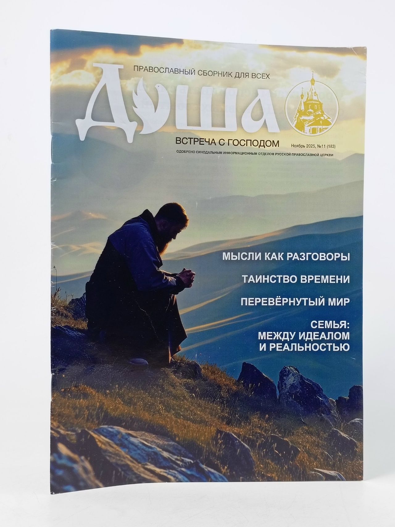 Обложка: Православный дайджест "Душа" №11 (183) ноябрь 2025