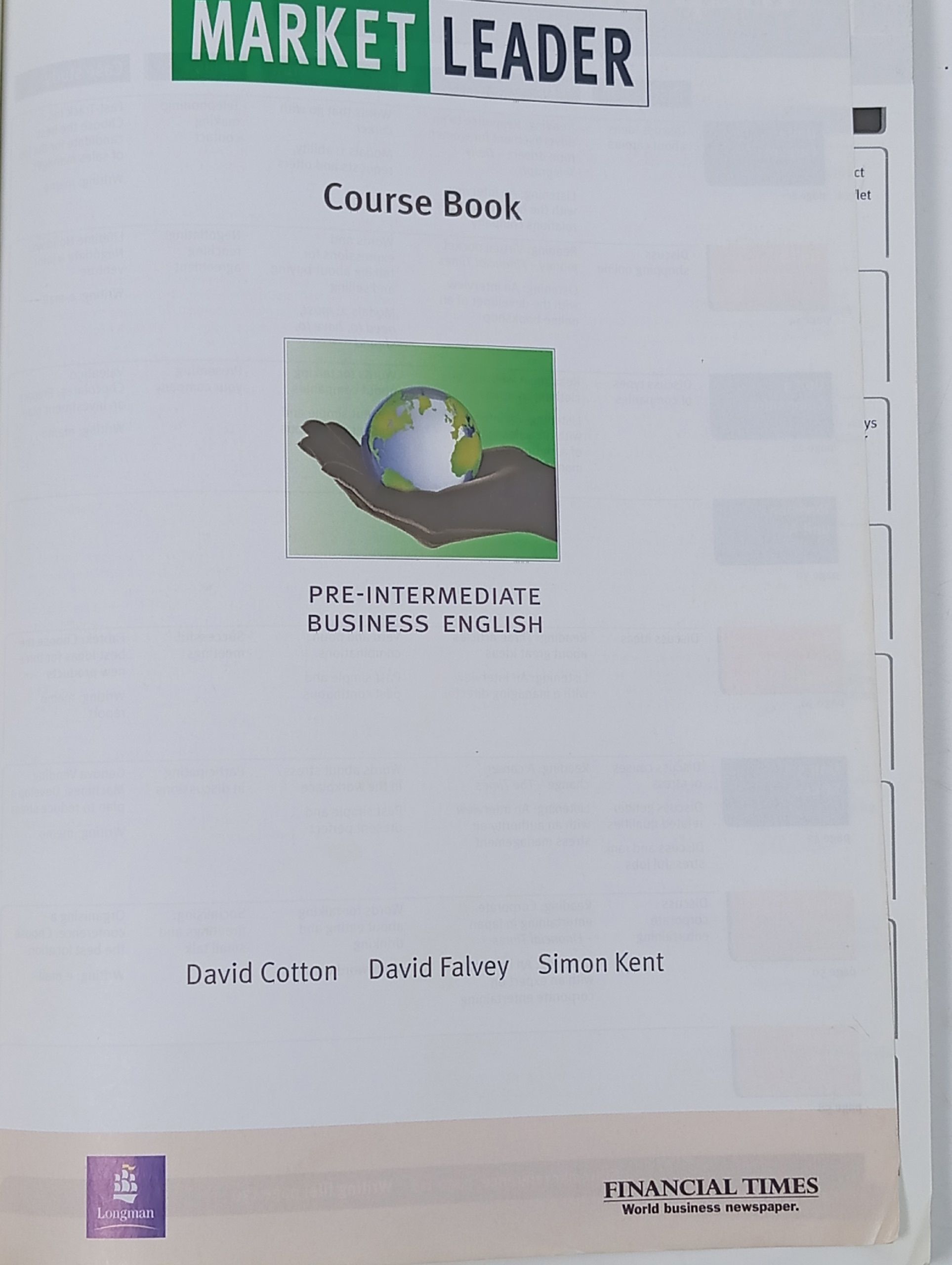 Market Leader: Pre-Intermediate Business English (Course Book).